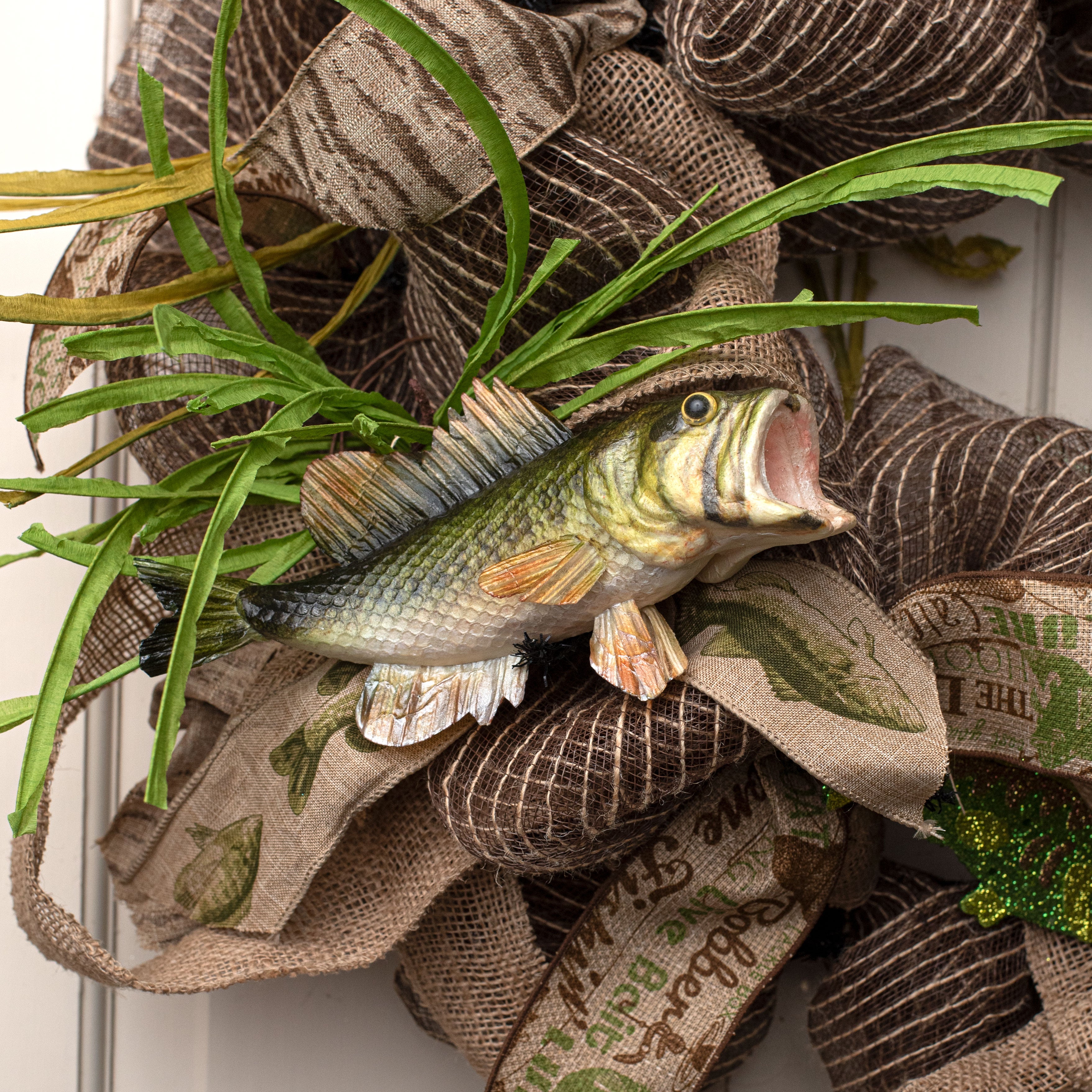 8.25" Largemouth Bass Ornament Lifestyle Photo