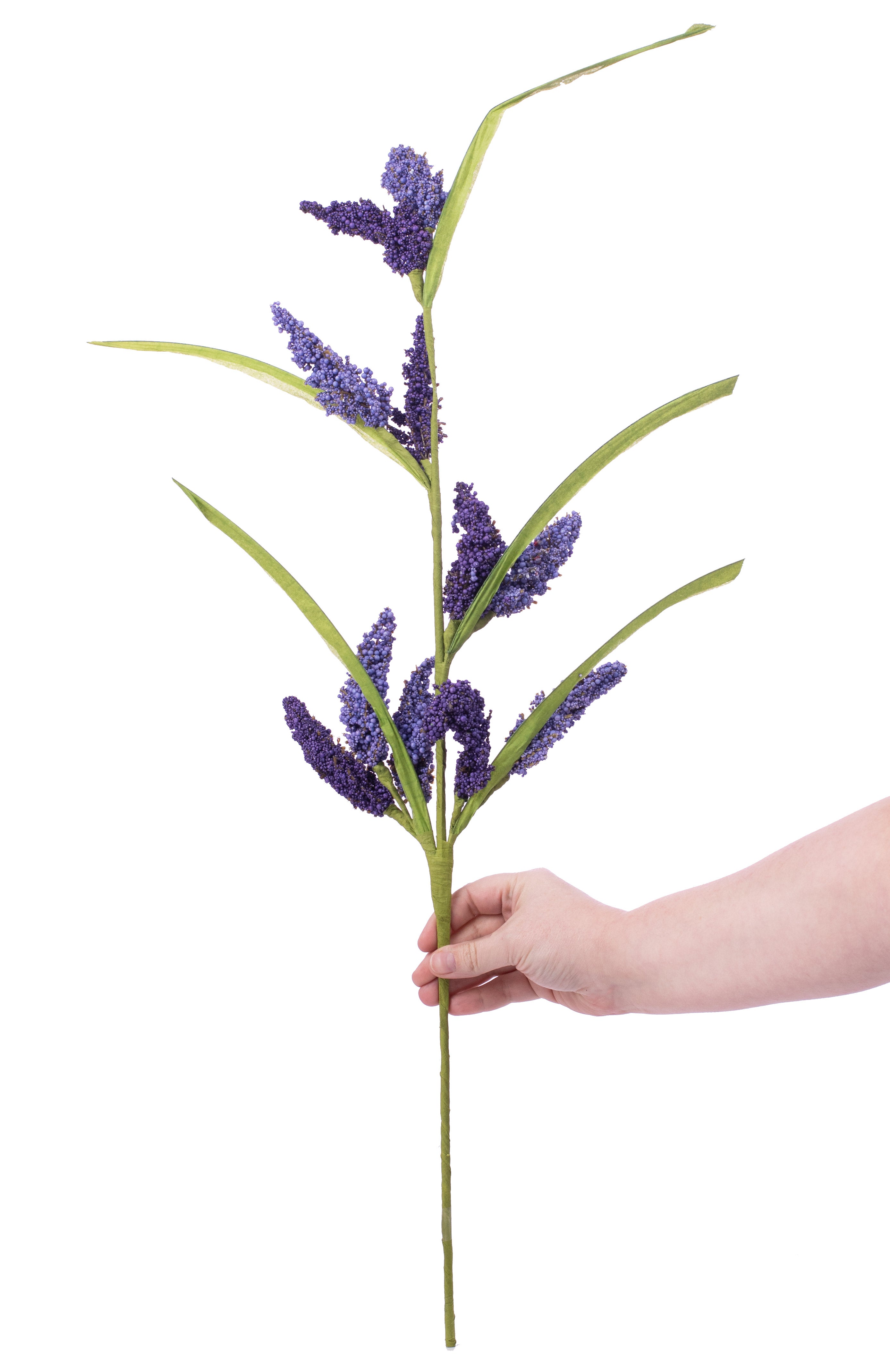 29" Lavender Heather Spray detail photo 3