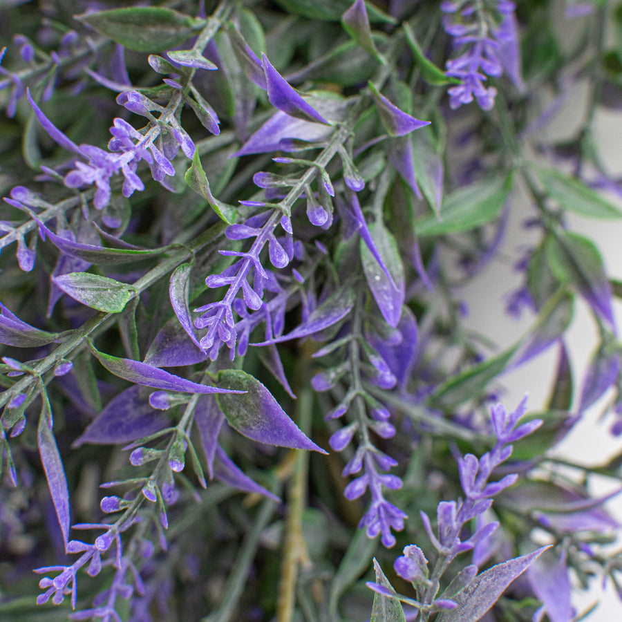 20" Lavender Wreath: Purple detail photo 3