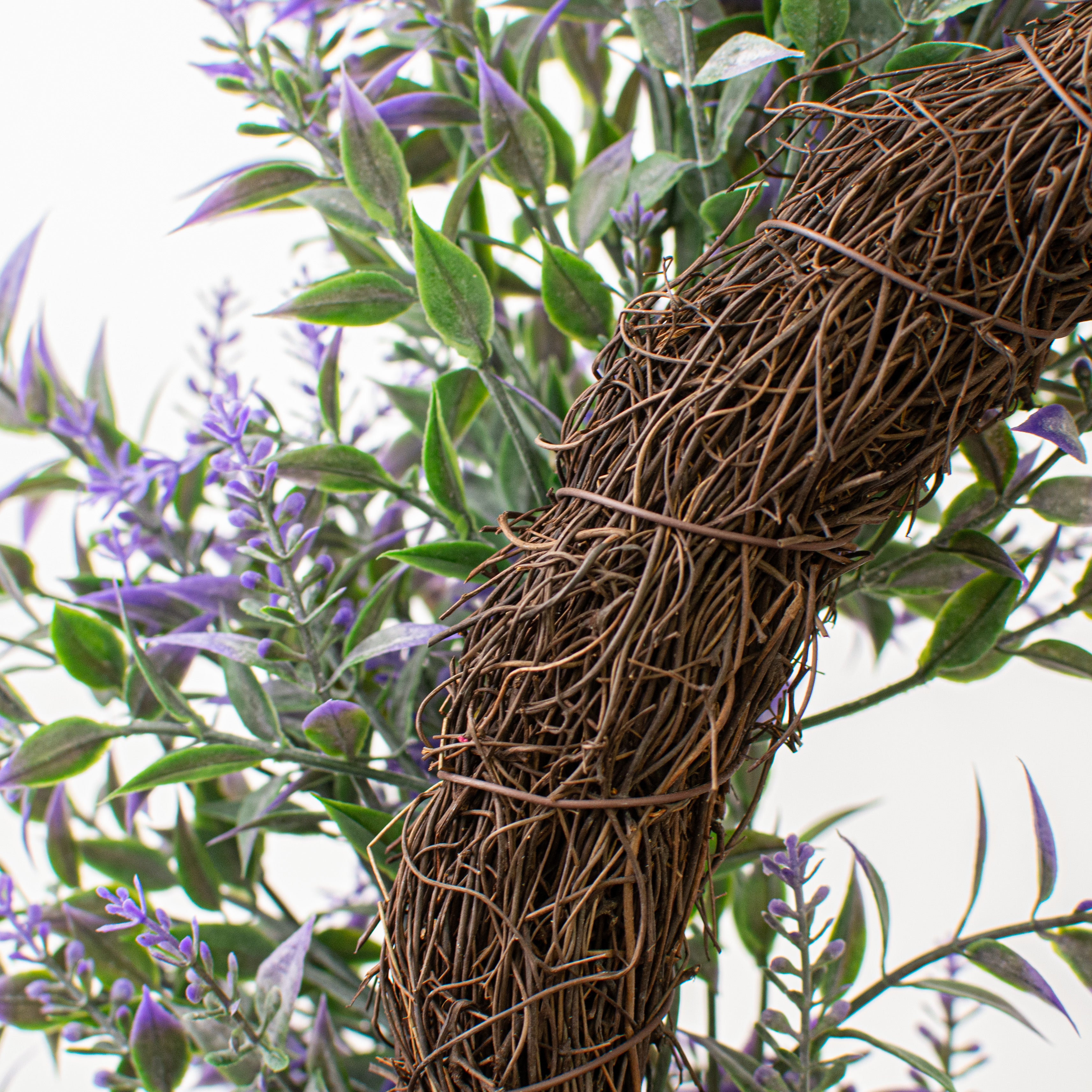 16" Lavender Wreath: Purple detail photo 4