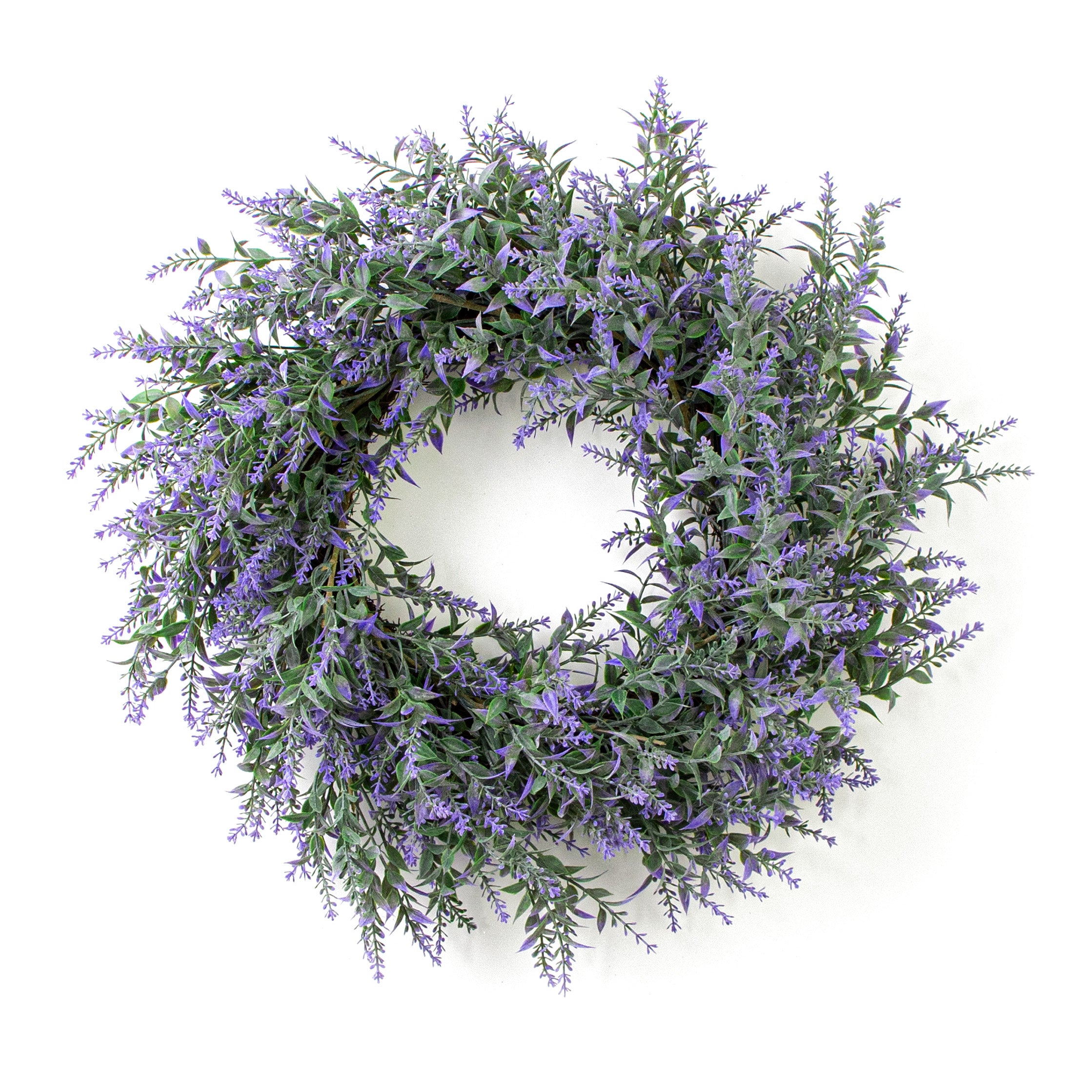 16" Lavender Wreath: Purple Item Number: FR6646