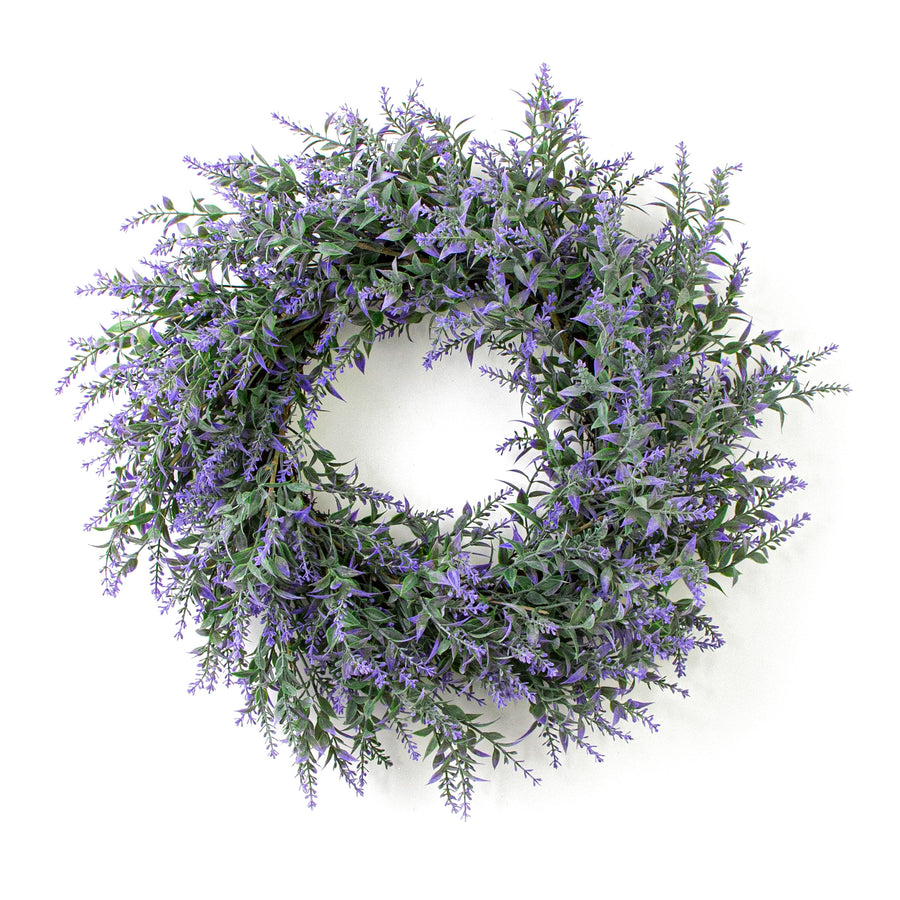 16" Lavender Wreath: Purple Item Number: FR6646