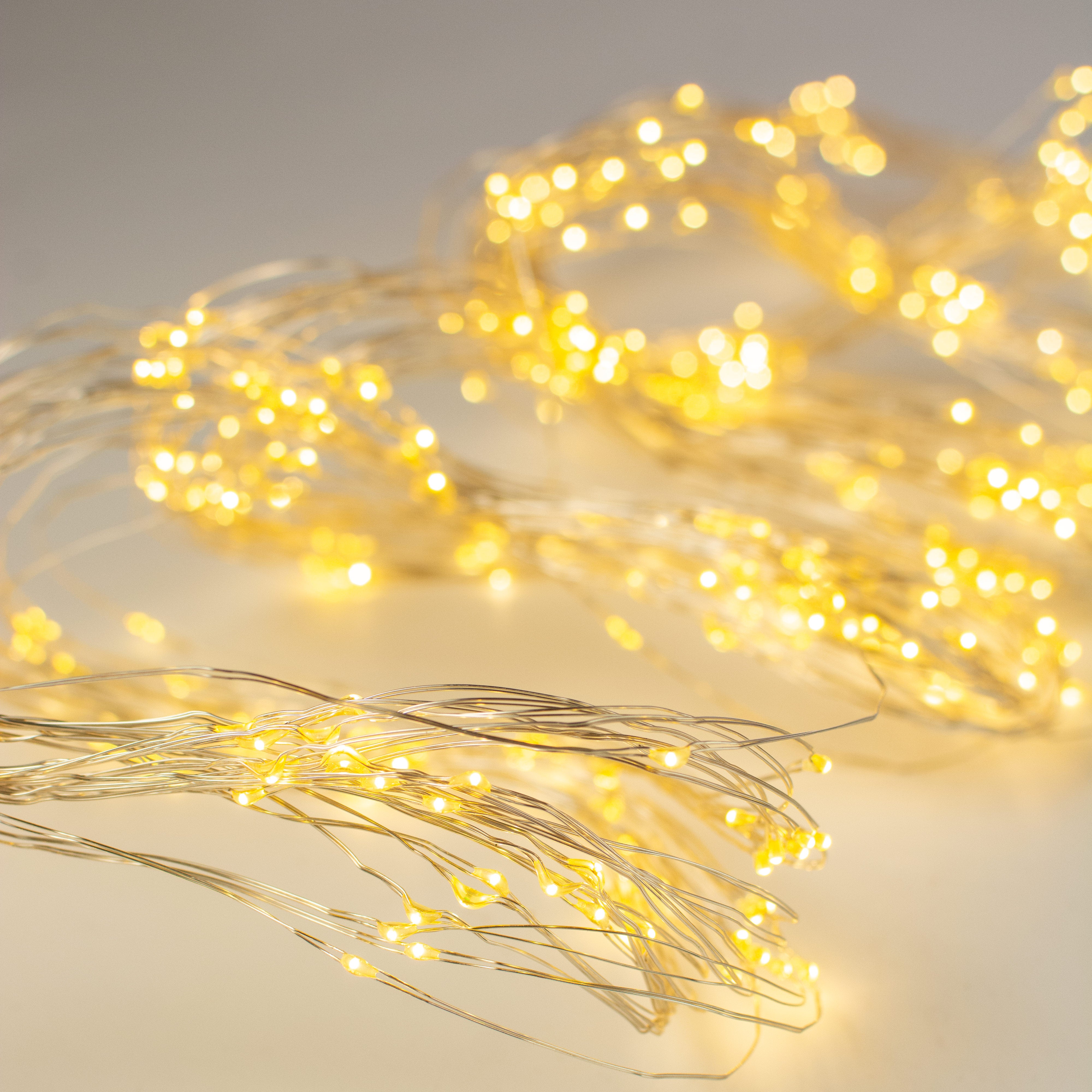 LED String Lights with Adapter: Warm White Item Number: M9322