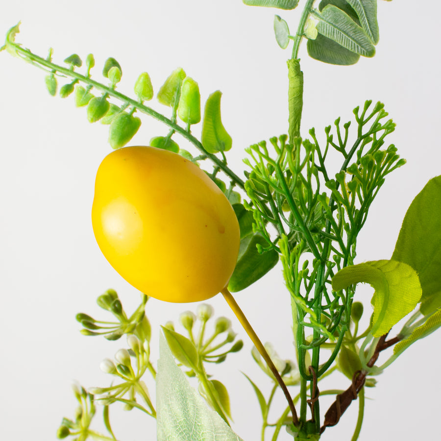 18" Lemon, Fern & Salal Greenery Leaves Pick Lifestyle Photo