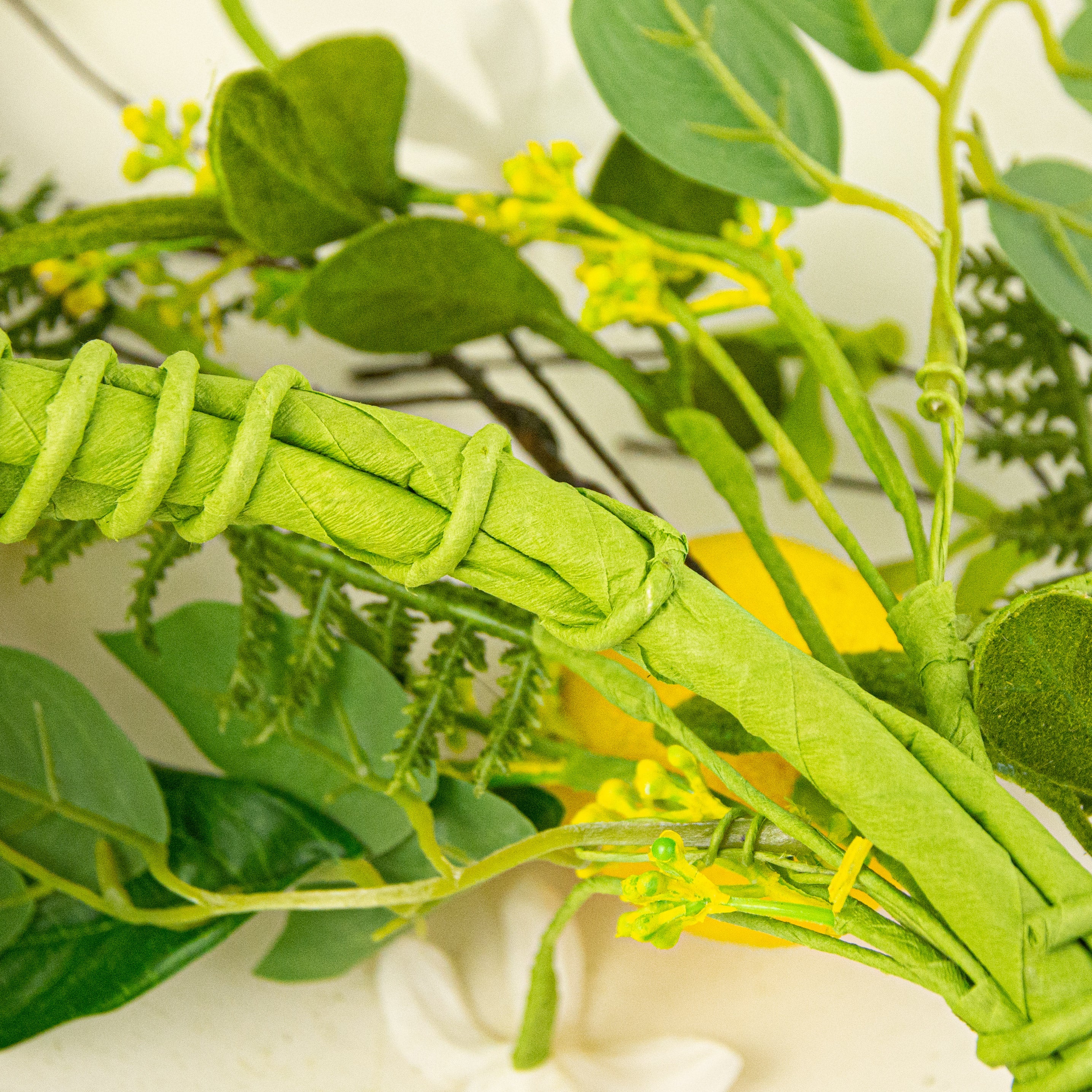 22" Lemon & Fern Wreath detail photo 4