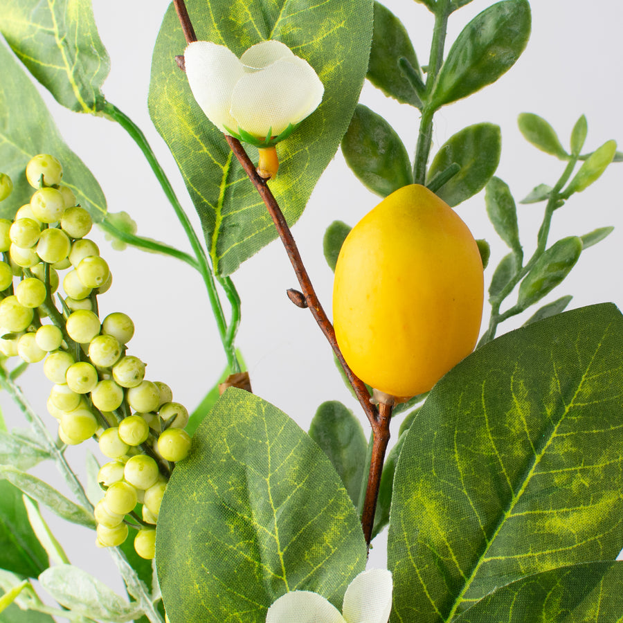16" Lemon & Slice Mixed Leaves Spray detail photo 4