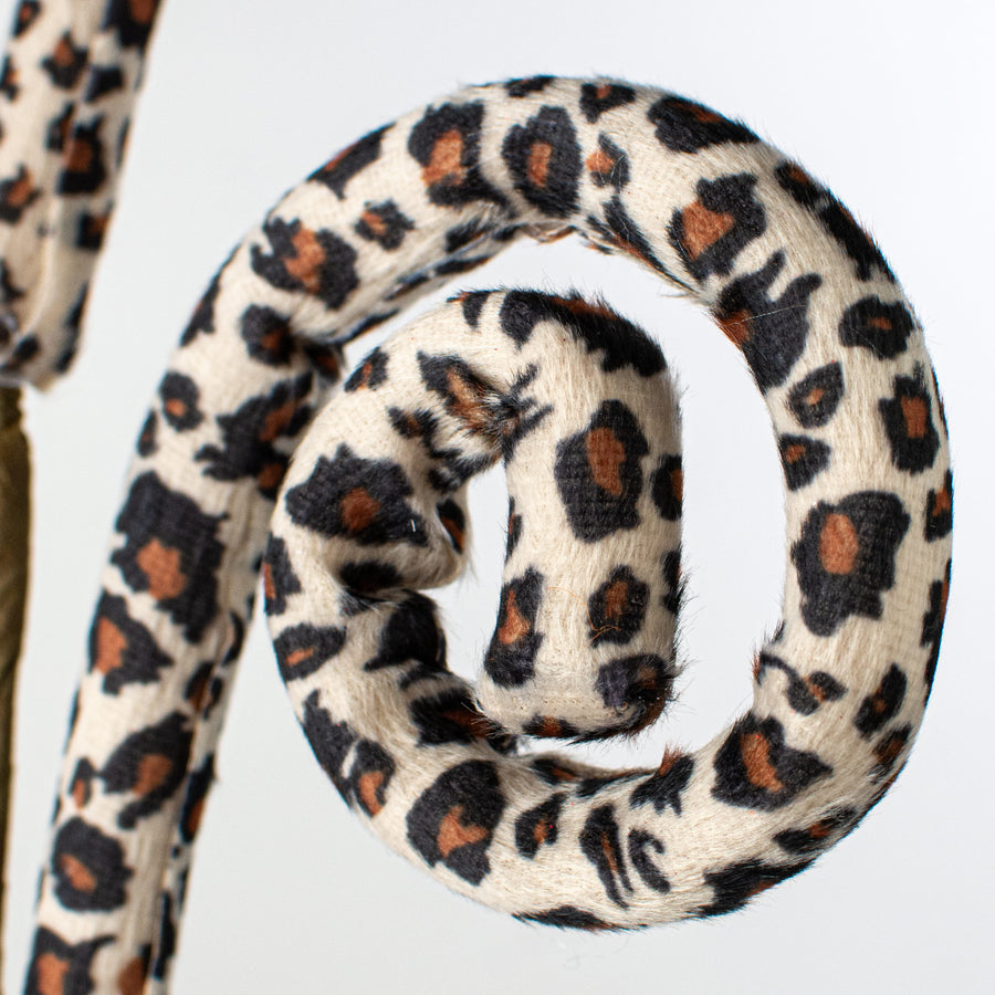 31" Leopard Print Tubing Coil Spray Lifestyle Photo