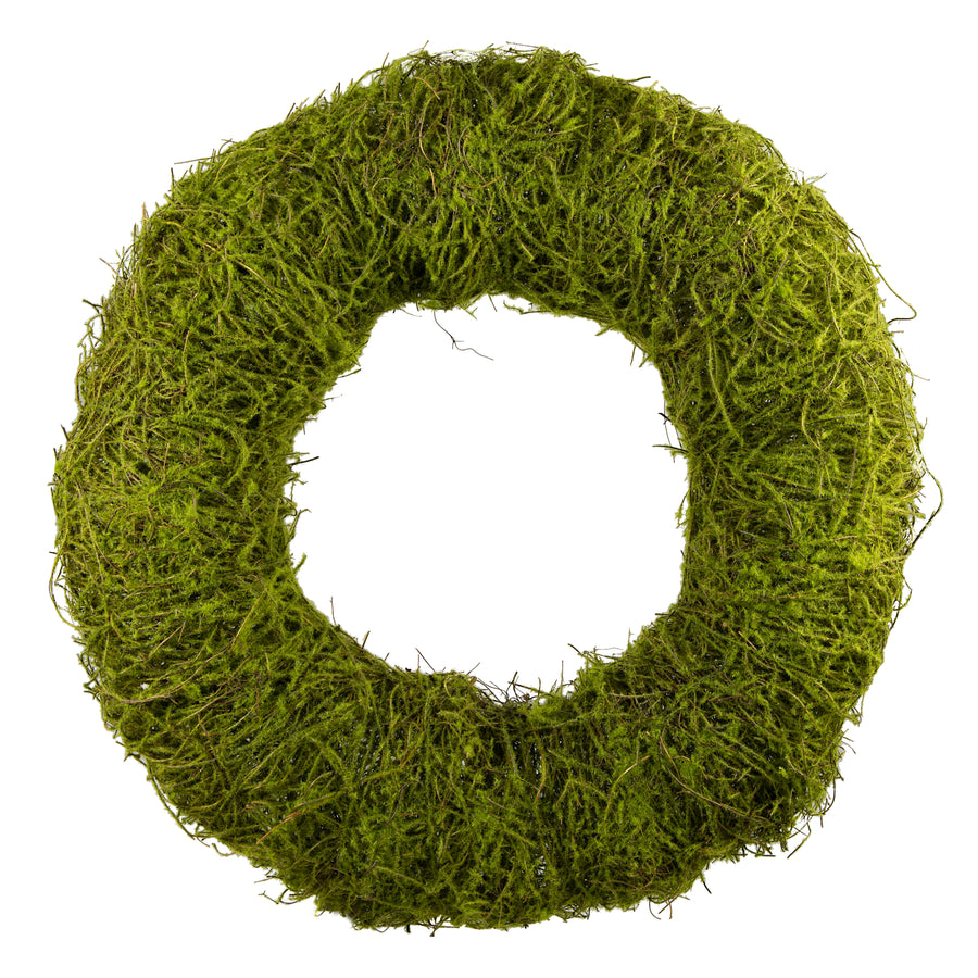 18" Green Moss Vine Wreath
