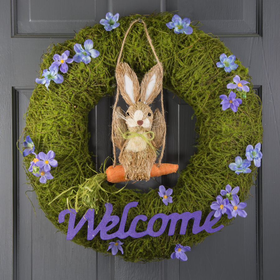 18" Green Moss Vine Wreath