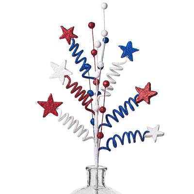 24" Patriotic Star Ball & Twist Spray