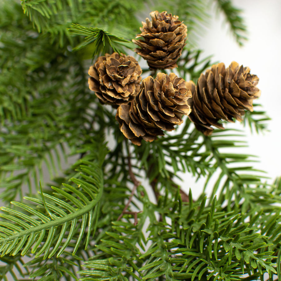 22" Pine & Pinecone Wreath