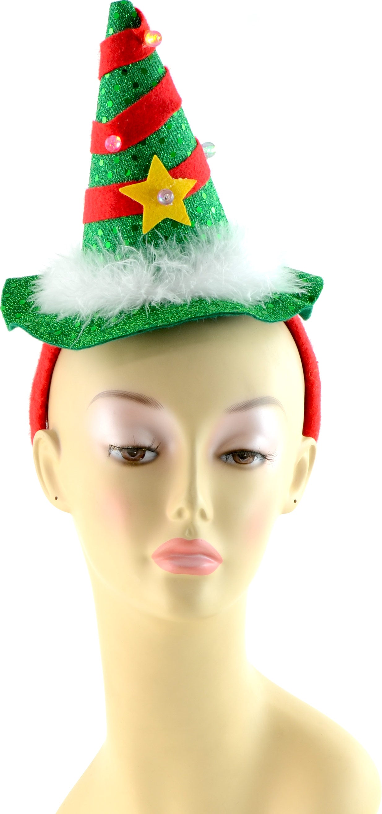 Light-Up Christmas Tree Headband Lifestyle Photo