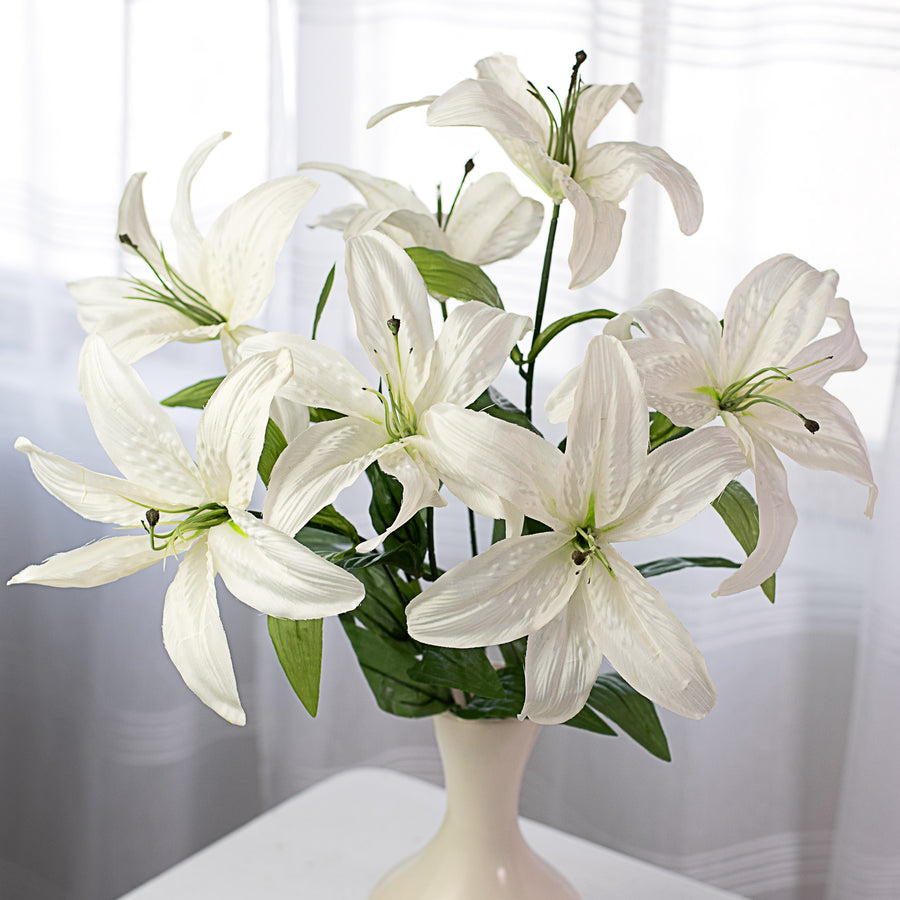 22" Lily Bush: Cream Item Number: 35022CM