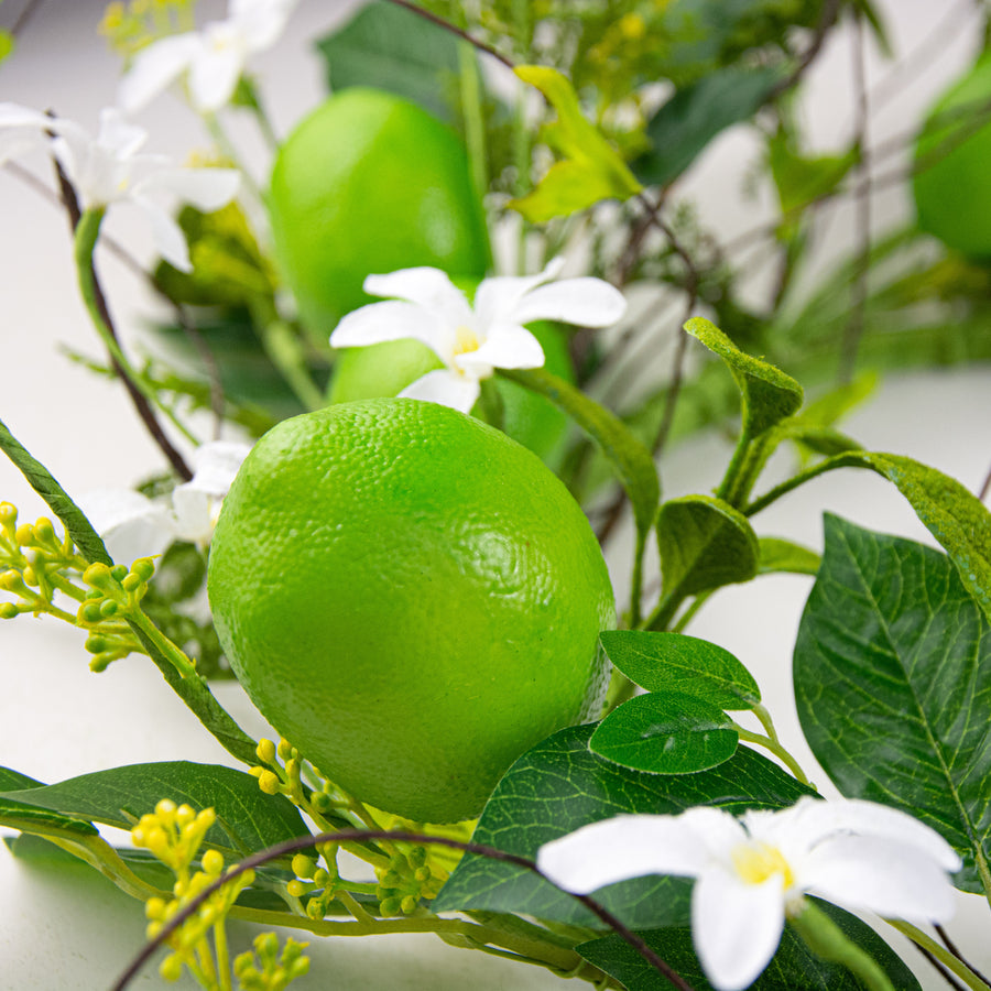 22" Lime & Fern Wreath detail photo 3