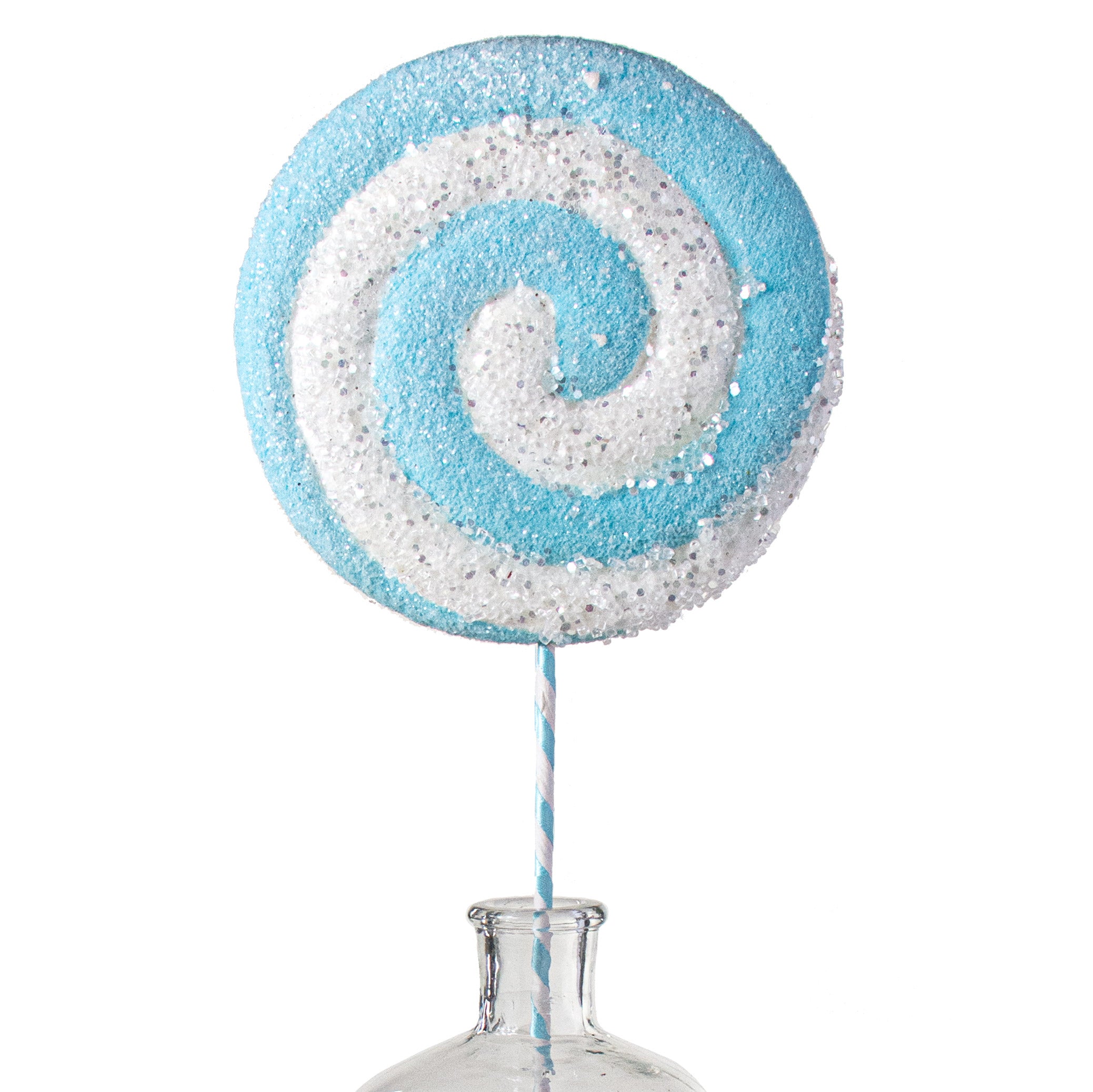 26" Lollipop Pick: Blue & White Item Number: 85245BLWT