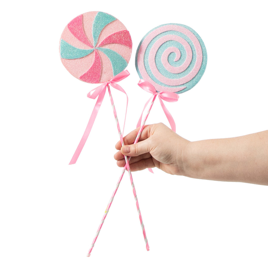 17" Lollipop Picks: Pink & Blue (2) detail photo 3