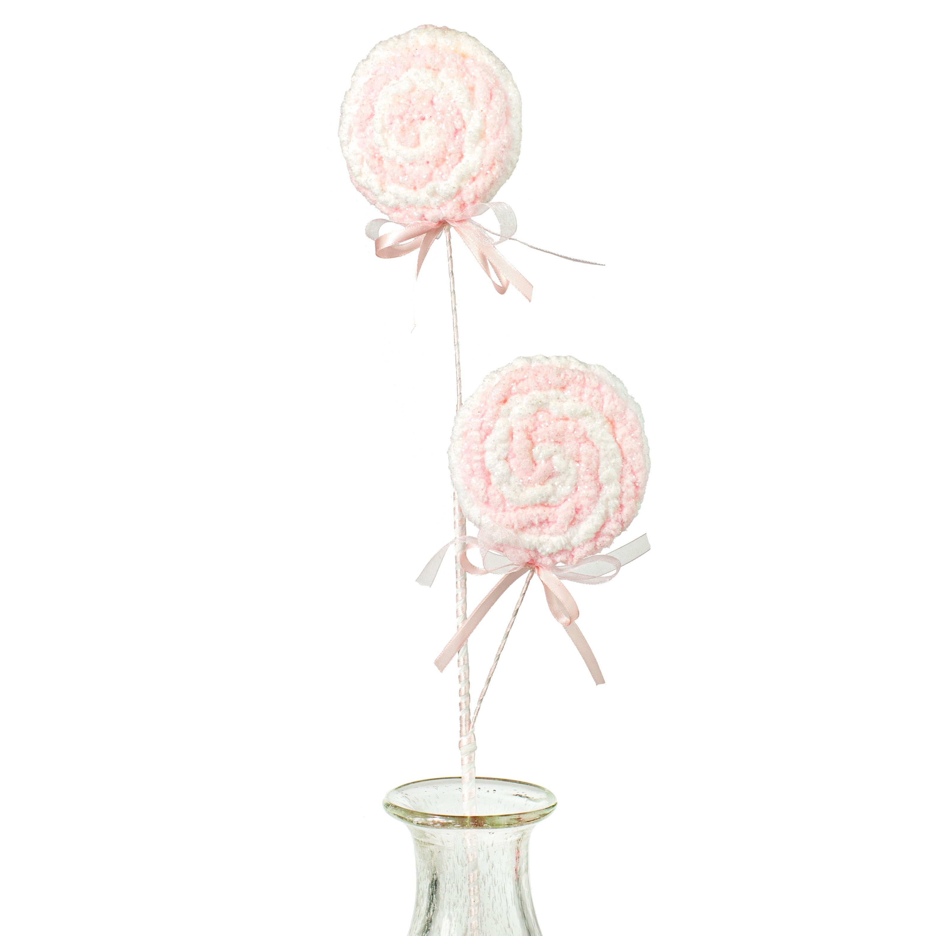 26" Lollipop Spray: Light Pink Item Number: 84086PKWT