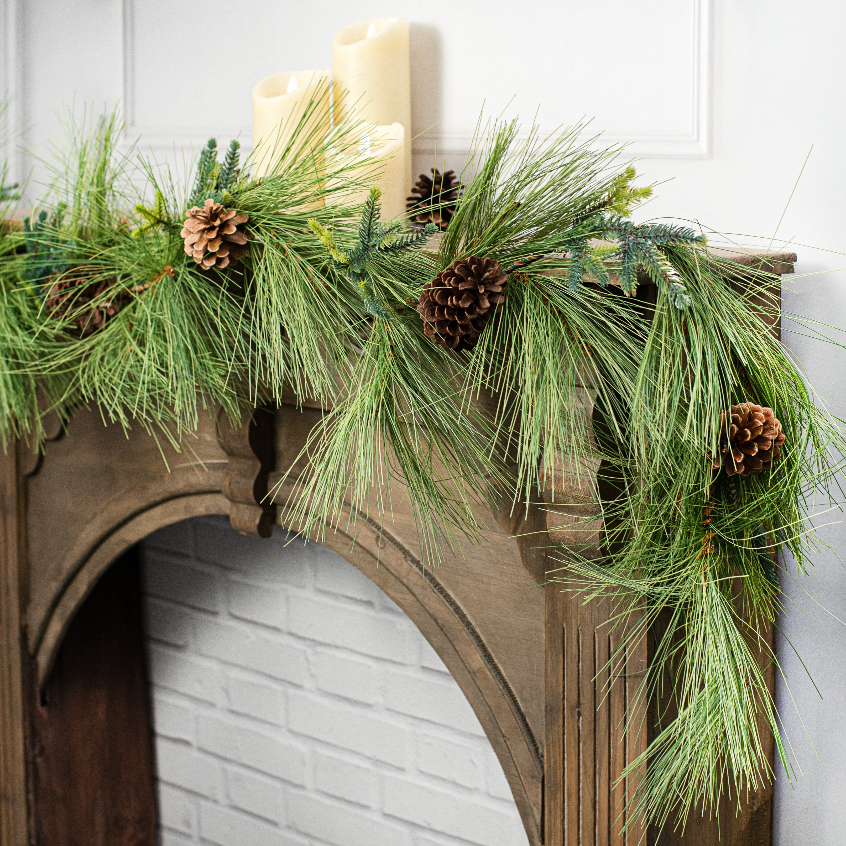 6' Long Needle Pine Garland Lifestyle Photo