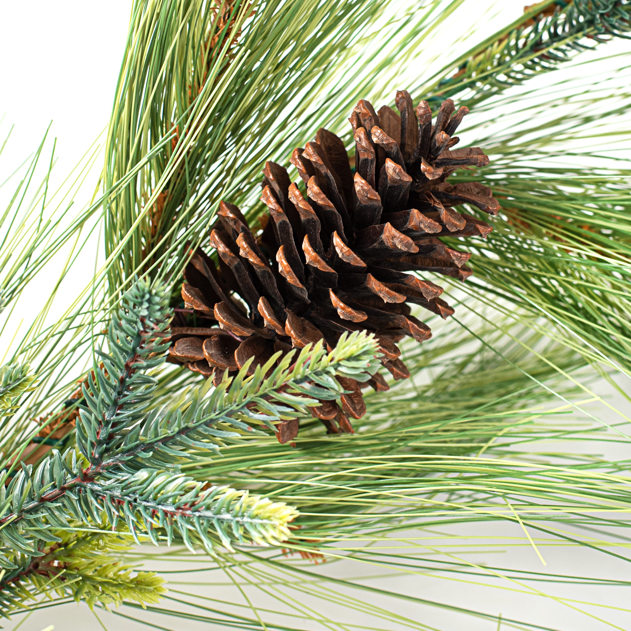 6' Long Needle Pine Garland detail photo 3