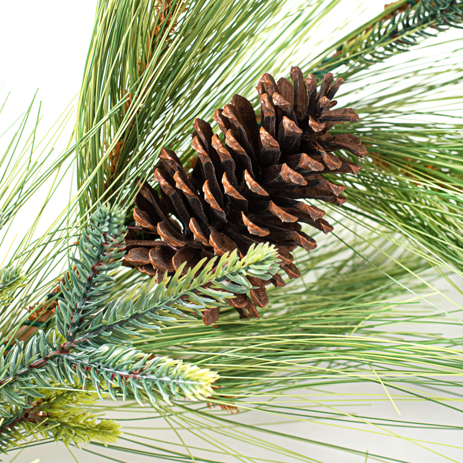 6' Long Needle Pine Garland detail photo 3