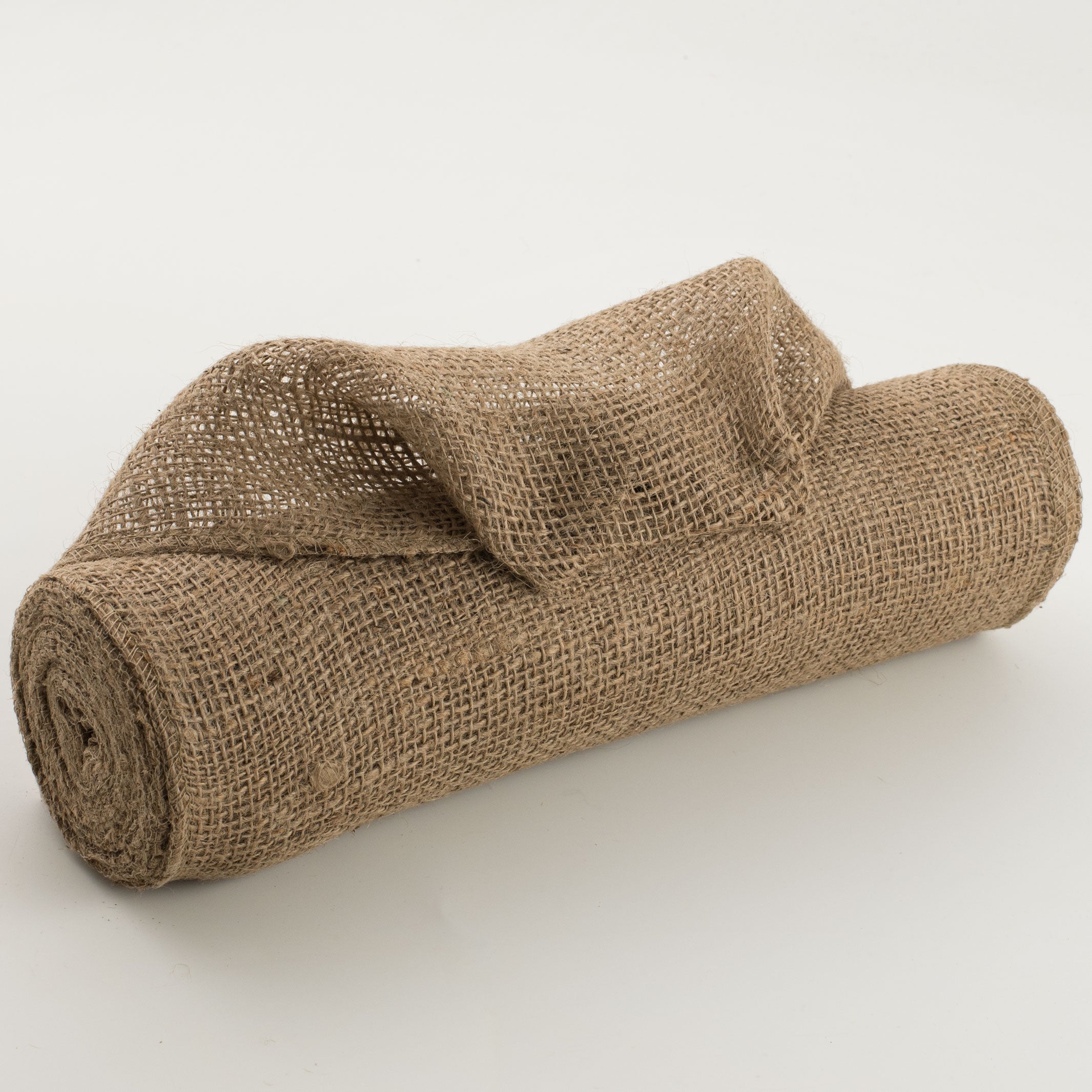 12" Loose Weave Burlap Fabric: Natural (10 Yards)