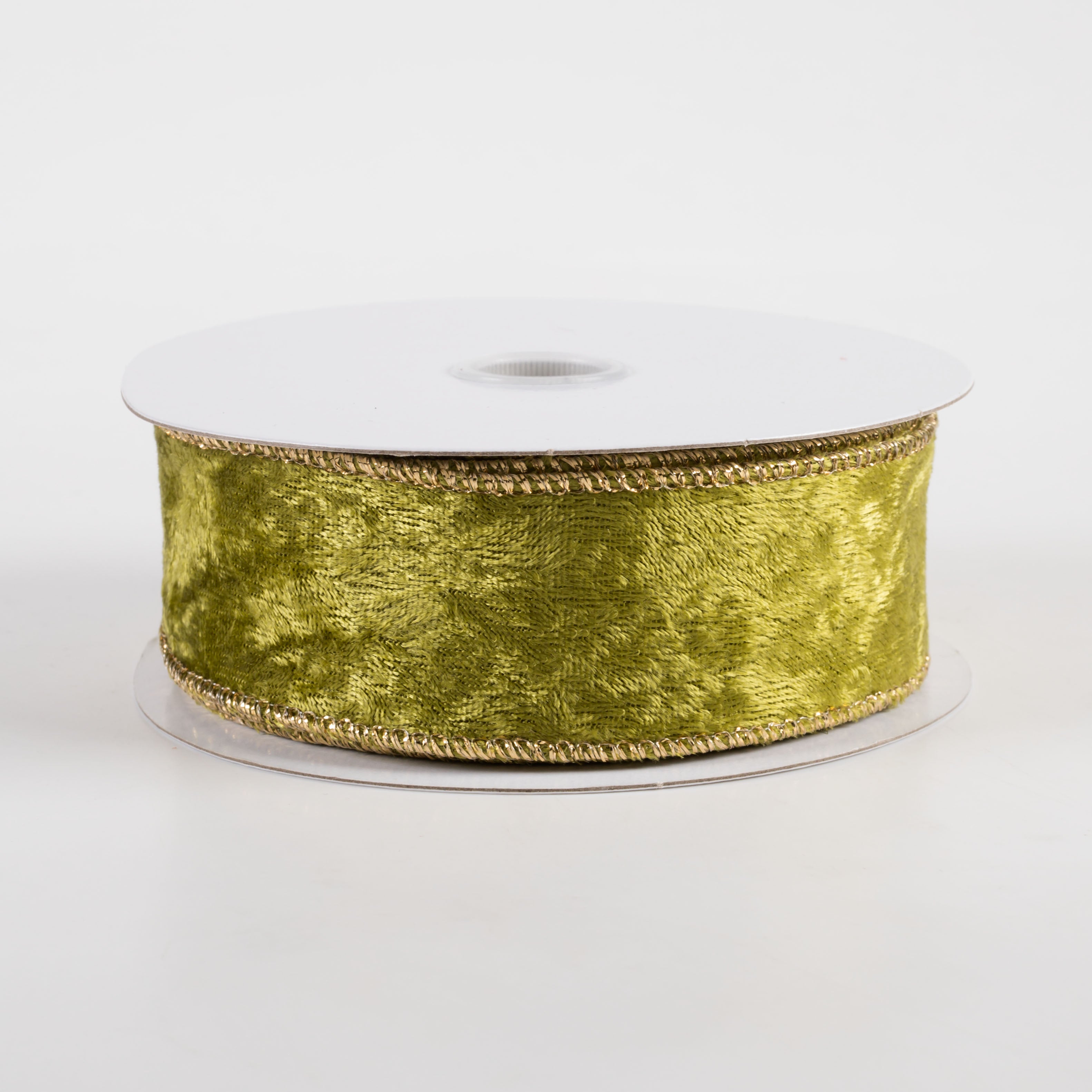 1.5" Lush Velvet Ribbon: Moss Green (10 Yards)