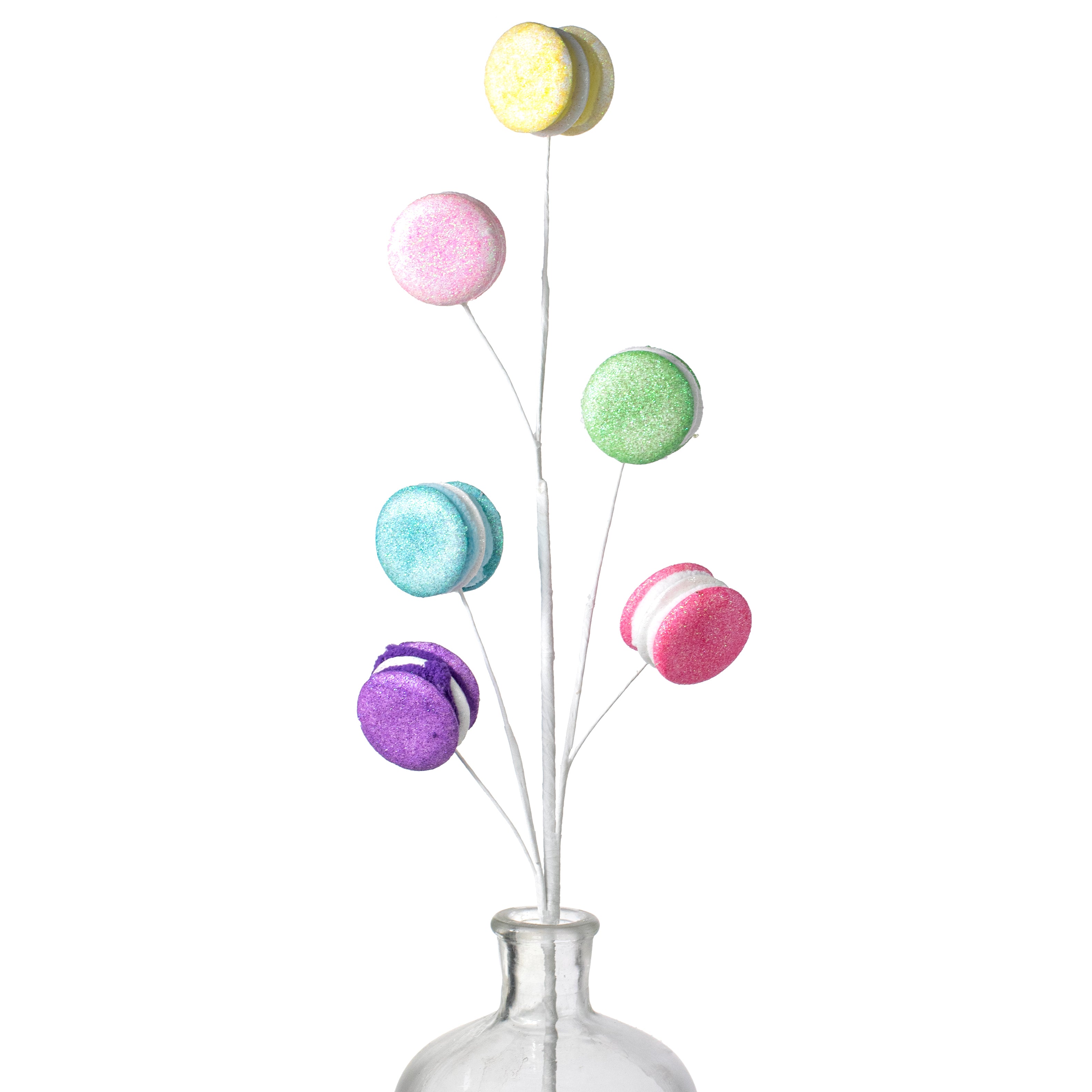 25" Macaron Spray: Pastel Candy Item Number: 64514