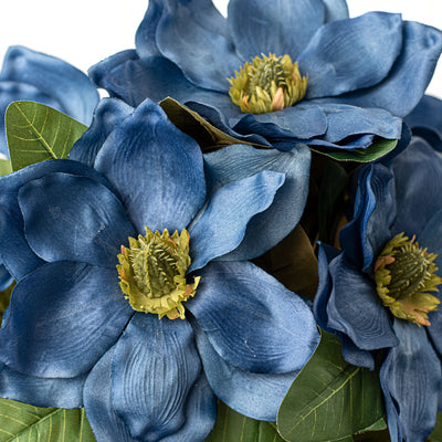 21" Magnolia Bush: Blue Lifestyle Photo