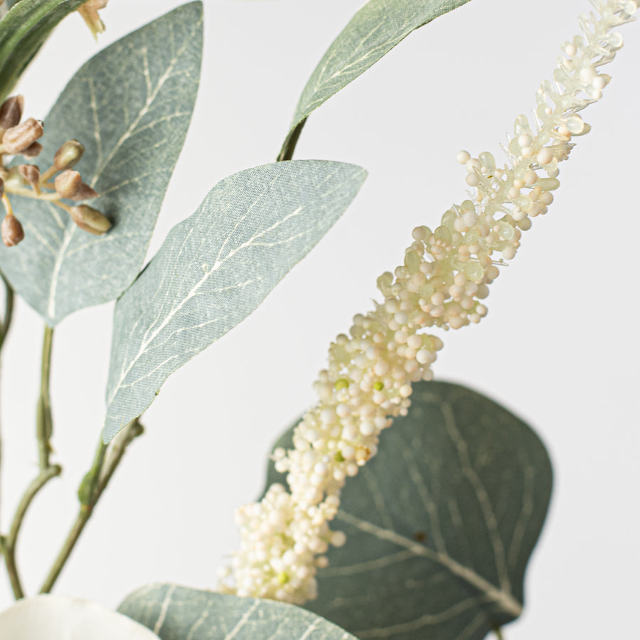 18" Magnolia Eucalyptus Pick detail photo 4