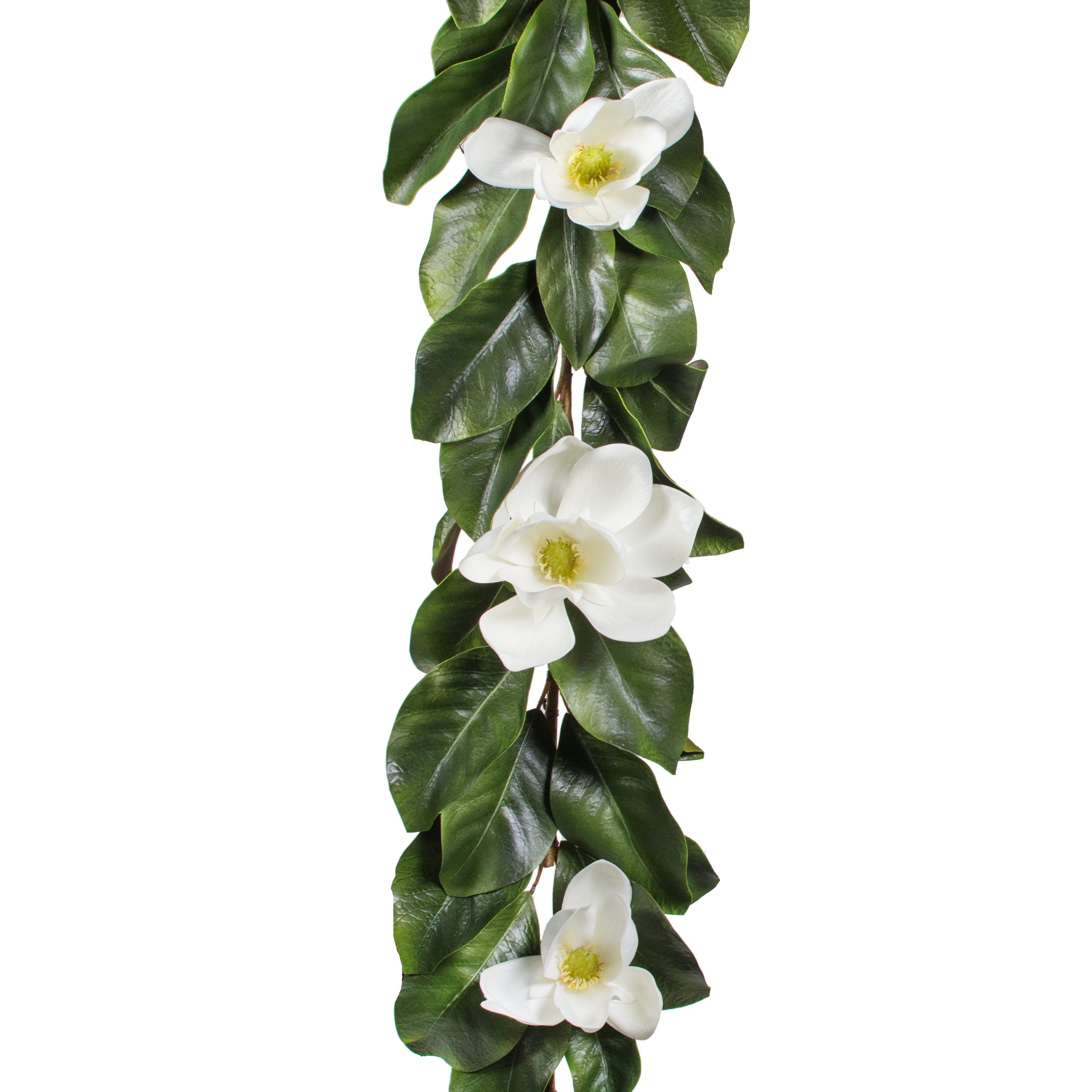 6' Magnolia Flower Garland Item Number: 2839016WH