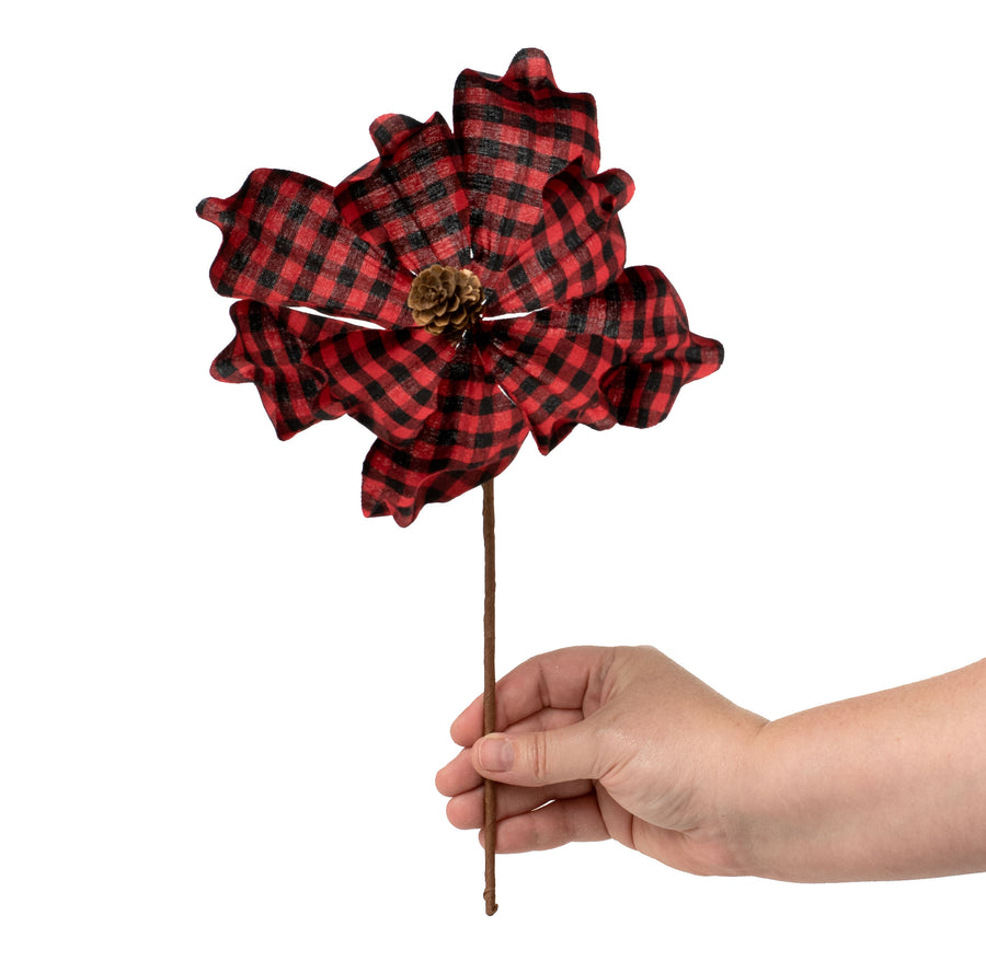 14" Magnolia Pick: Buffalo Plaid Lifestyle Photo