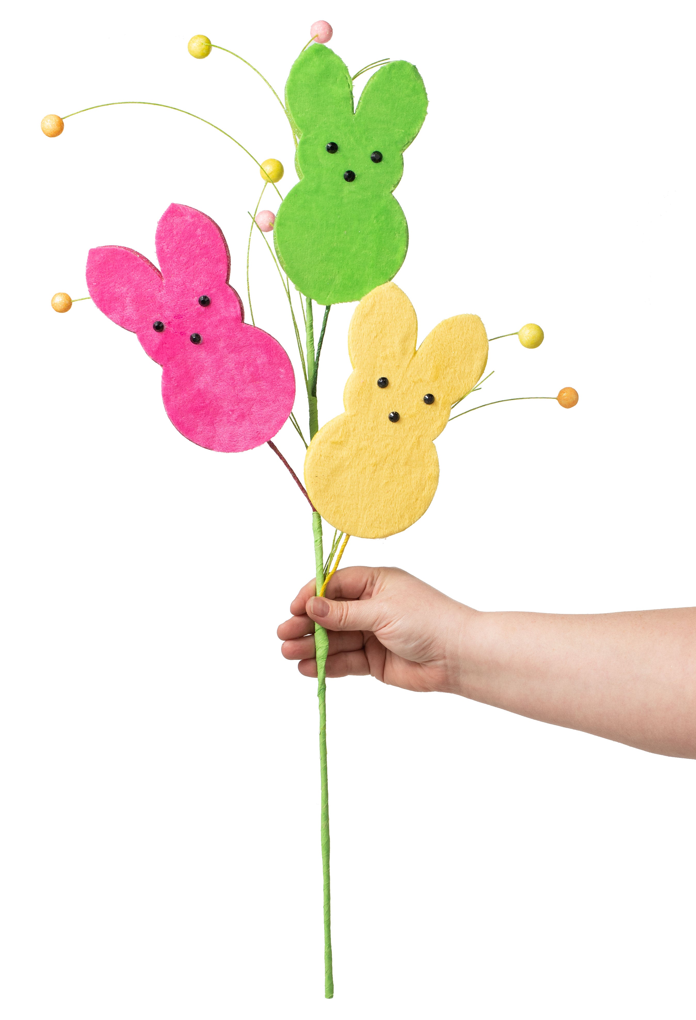 27" Marshmallow Bunny Spray detail photo 3
