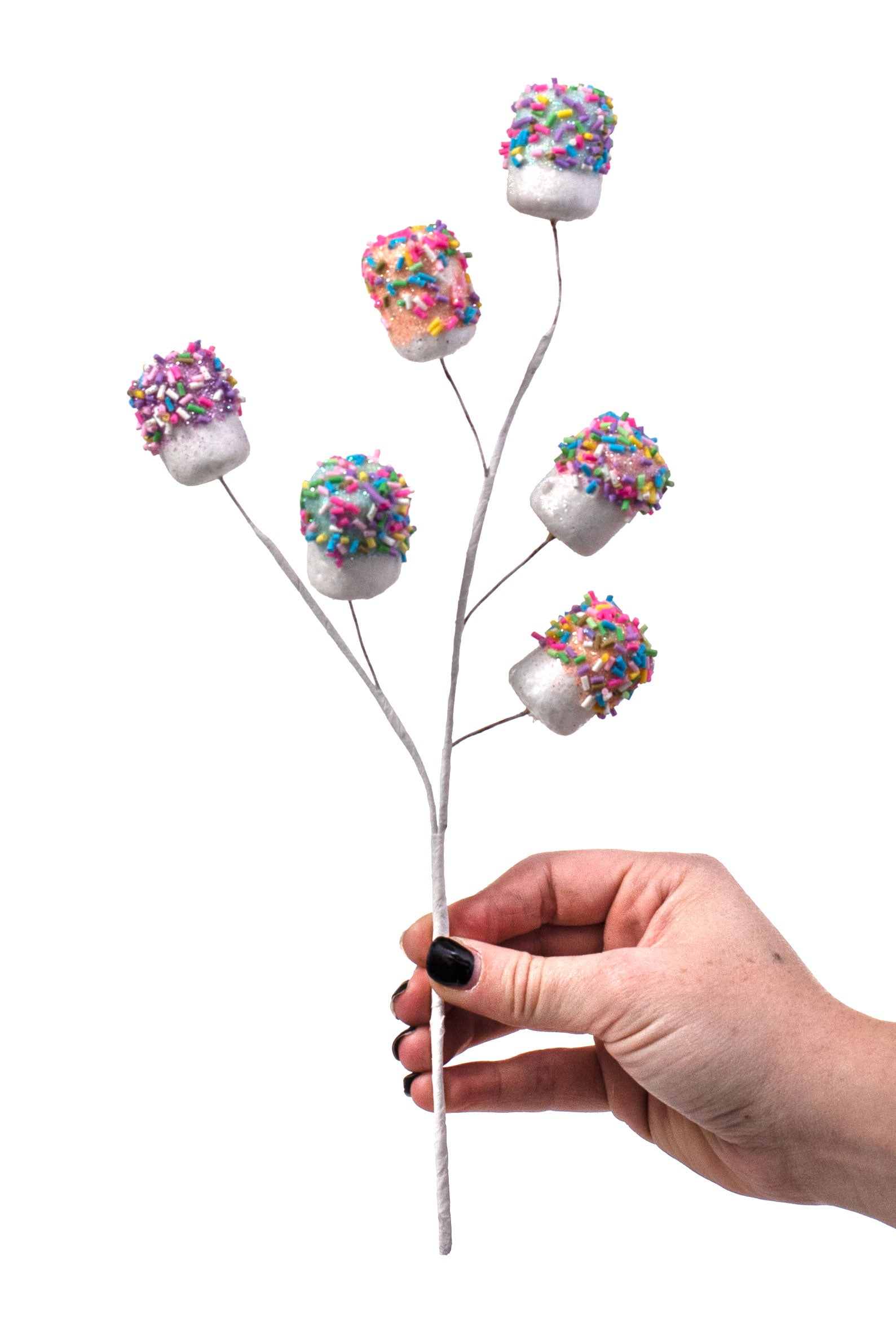 12" Marshmallow Sprinkle Pick detail photo 3