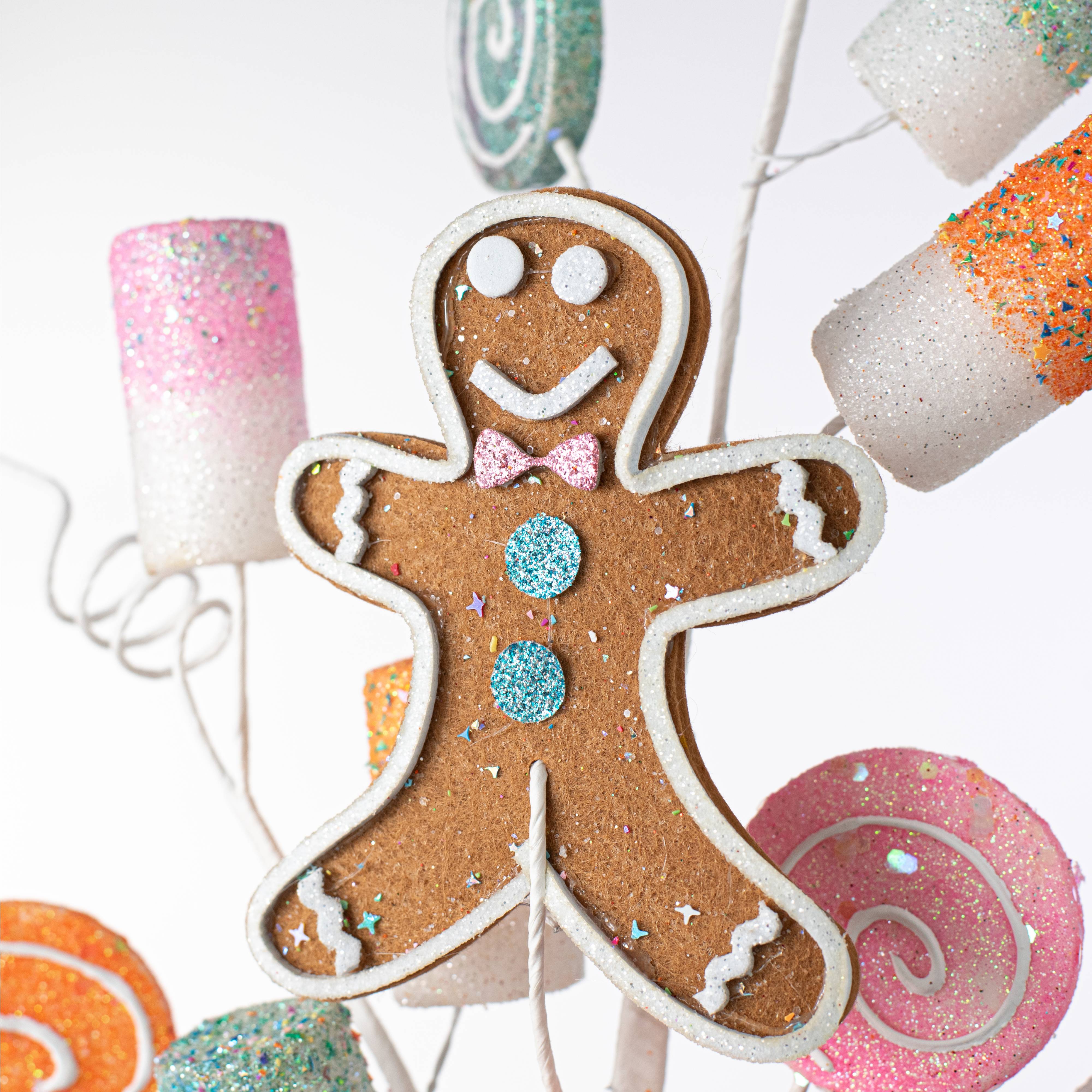 31" Marshmallows & Gingerbread Man Spray Lifestyle Photo
