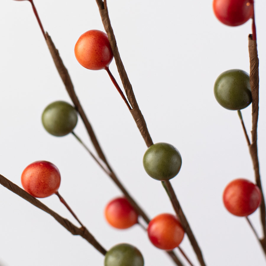 17" Matte Berry Pick: Green & Orange Lifestyle Photo