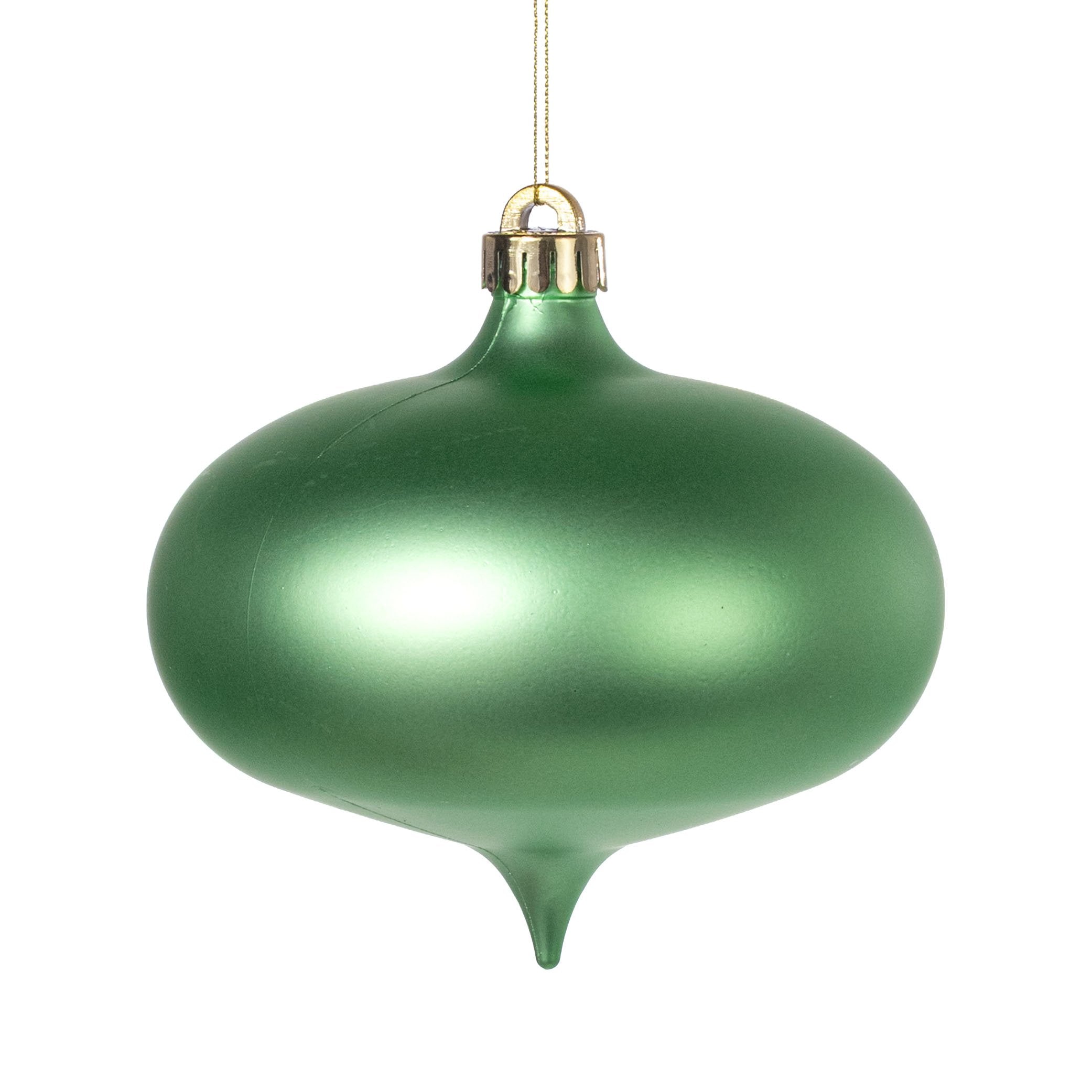 6" Matte Onion Shape Ornament: Mint Green Item Number: 86954MINT