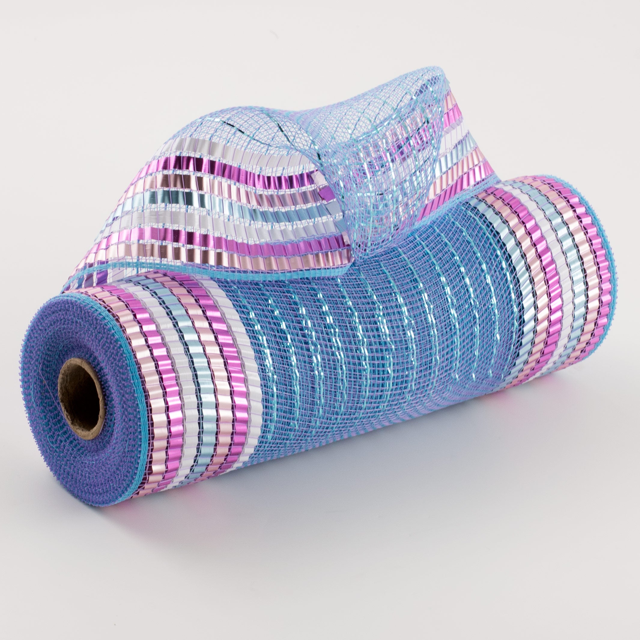 10" Matte XL Foil Border Mesh: Turquoise, Light Pink, Fuchsia, Blue, White Item Number: RY8515HY