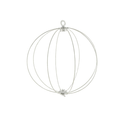 12" KD Wire Folding Ball: White