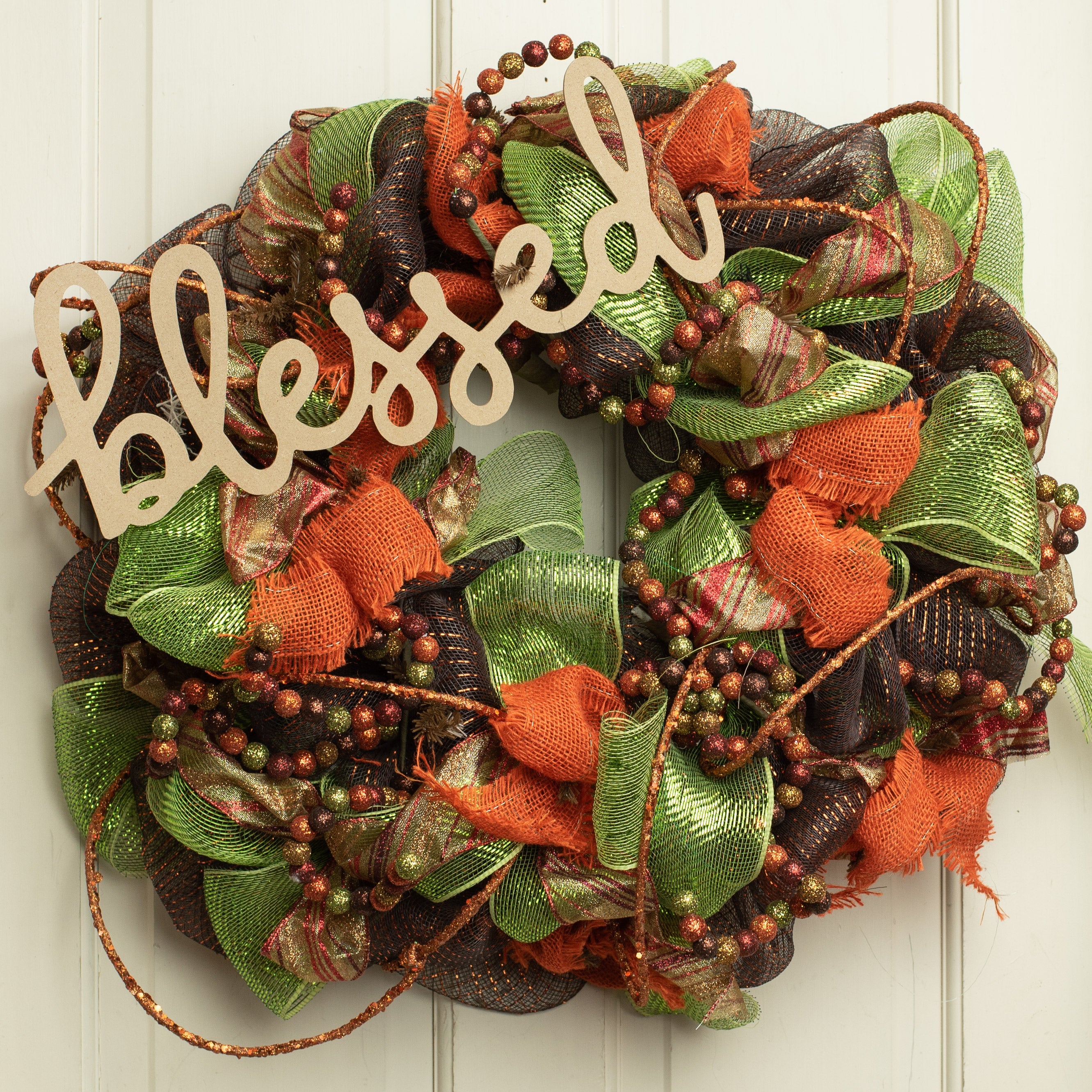17" MDF Unfinished Cutout: Blessed Lifestyle Photo