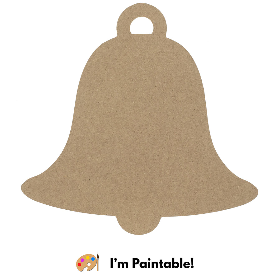 12" MDF Unfinished Shape: Bell Item Number: XA0295