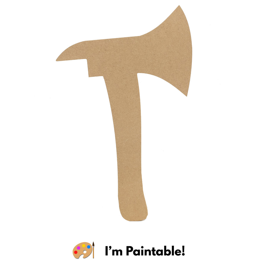 13" MDF Unfinished Shape: Firefighter Axe Item Number: AB2551