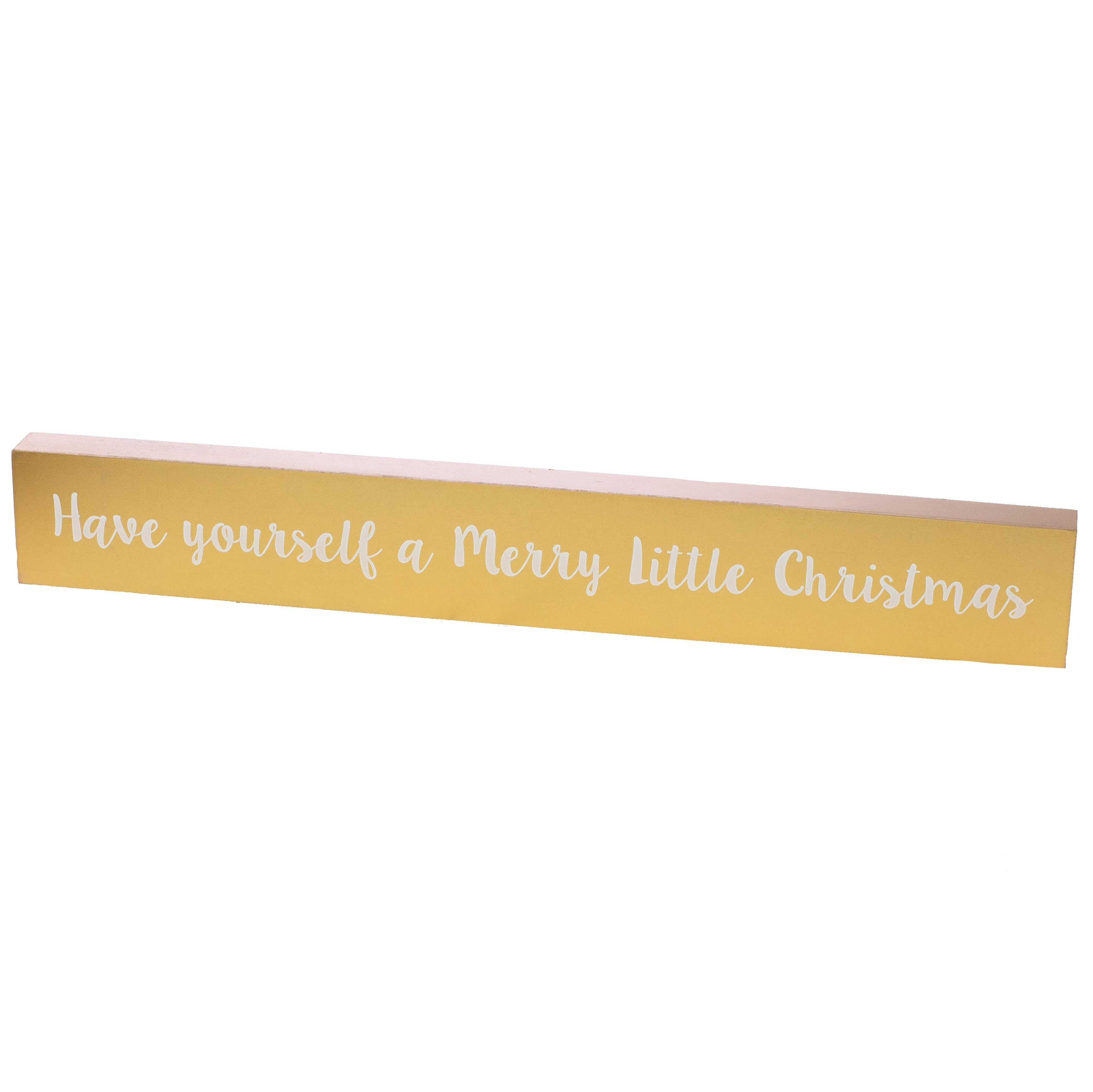 18" Merry Little Christmas Block Sign Item Number: 270308