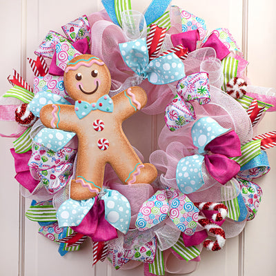 12" Metal Embossed Hanger: Gingerbread Boy Lifestyle Photo