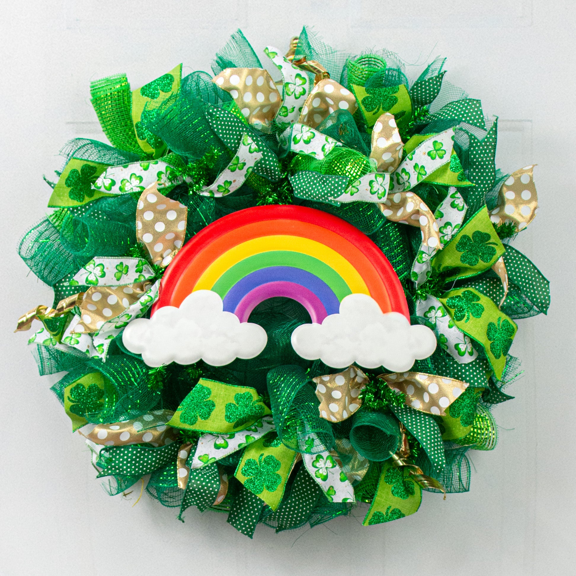 15" Metal Embossed Sign: Rainbow Lifestyle Photo