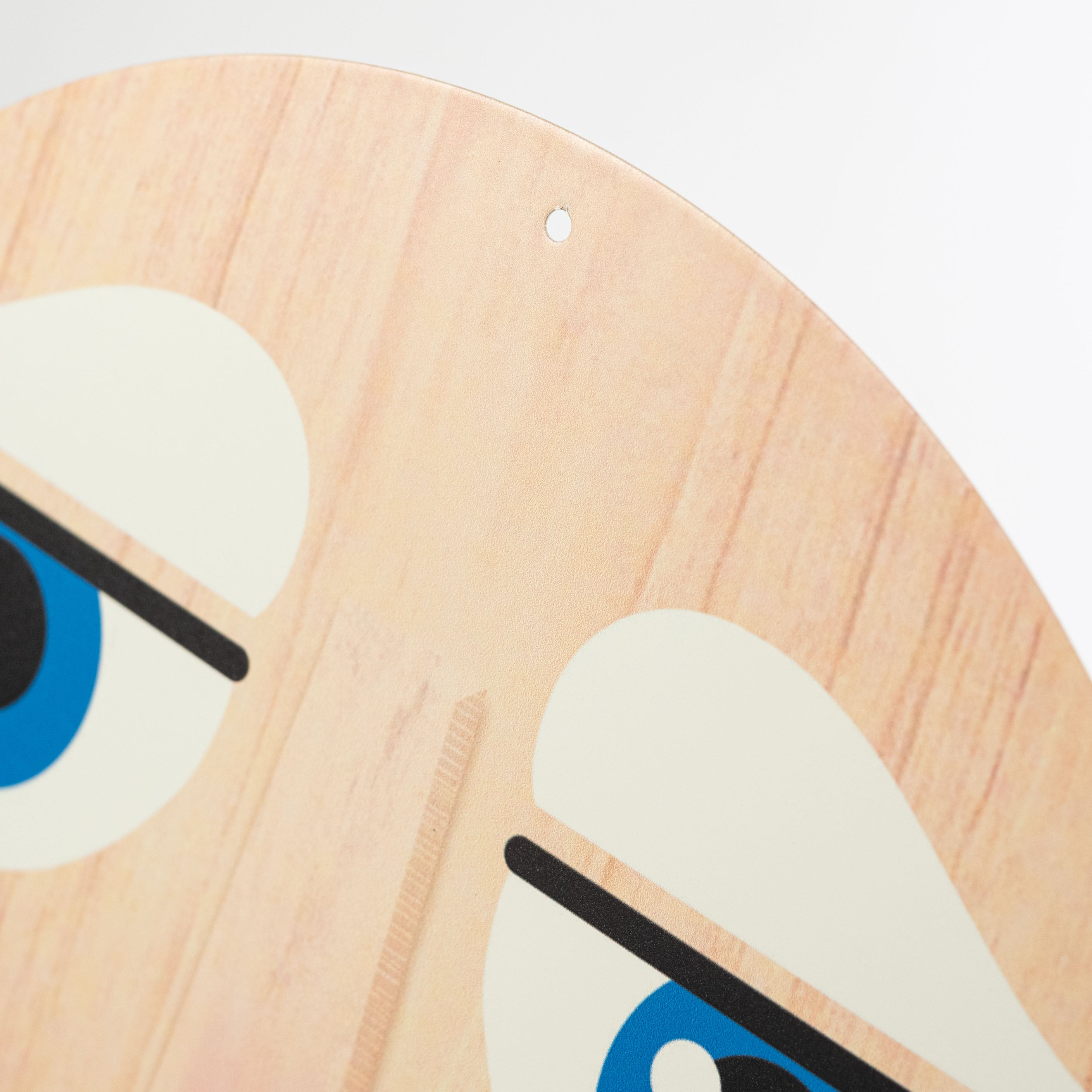 12" Metal Face Sign: Tan Nutcracker detail photo 3