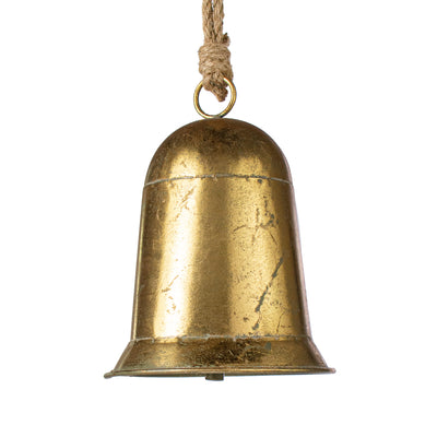 9" Metal Liberty Bell: Brushed Gold Item Number: M30870