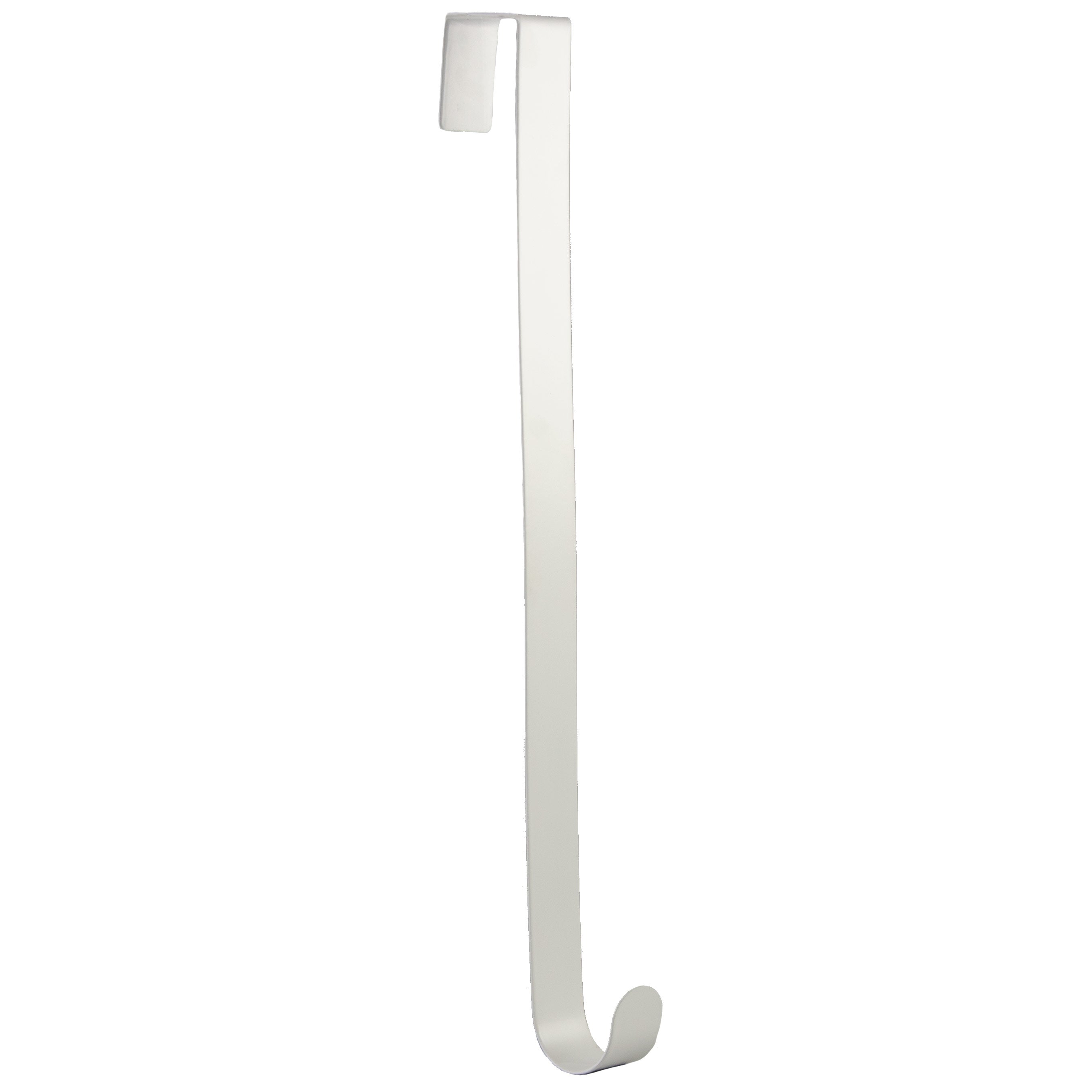 18" Metal Over The Door Wreath Hanger: White Item Number: MZ211227