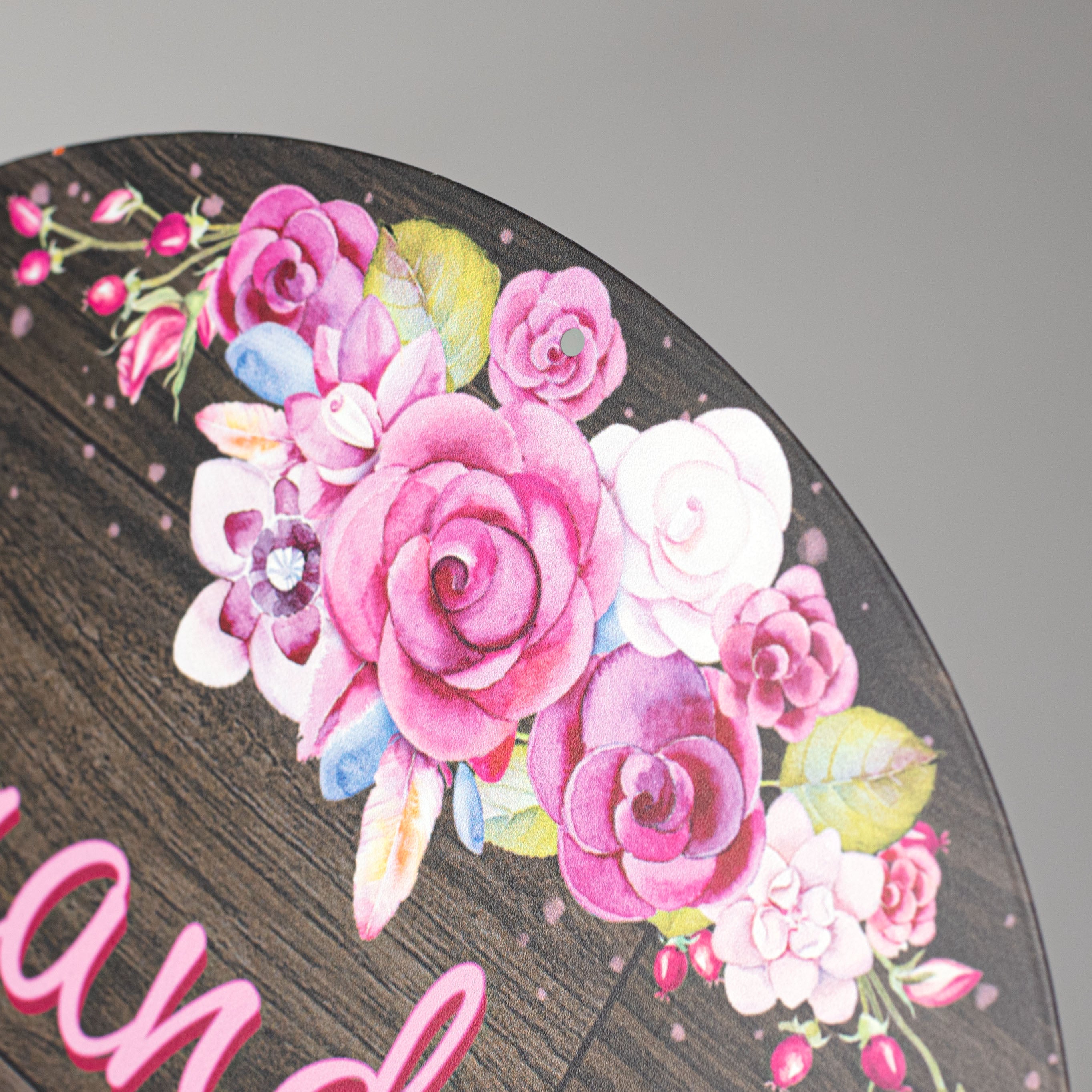 12" Metal Sign: Grandmas Make Life Beautiful detail photo 3