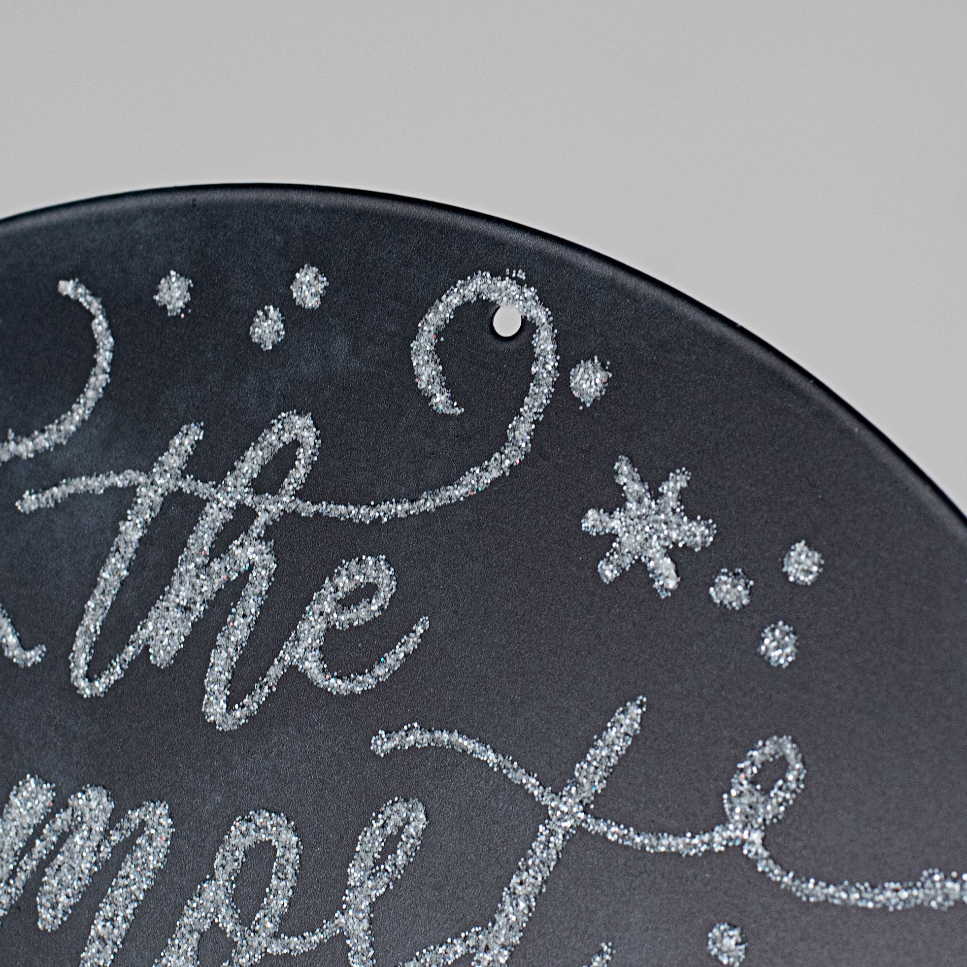 12" Metal Sign: Most Wonderful Time of the Year detail photo 3