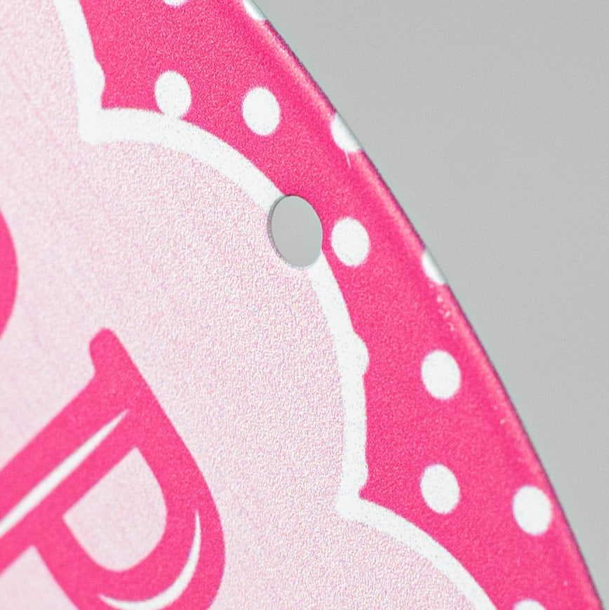 8" Metal Sign: Pink Support the Fight detail photo 3
